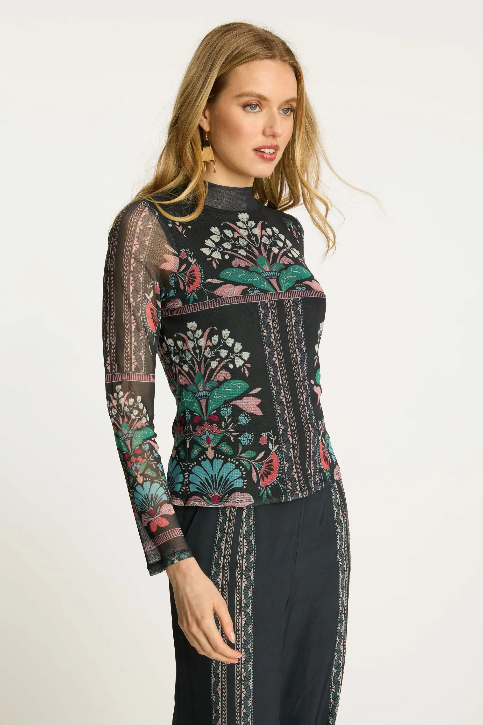 Marta Top in Twilight Bloom sold by CABALLERO product image thumbnail 4