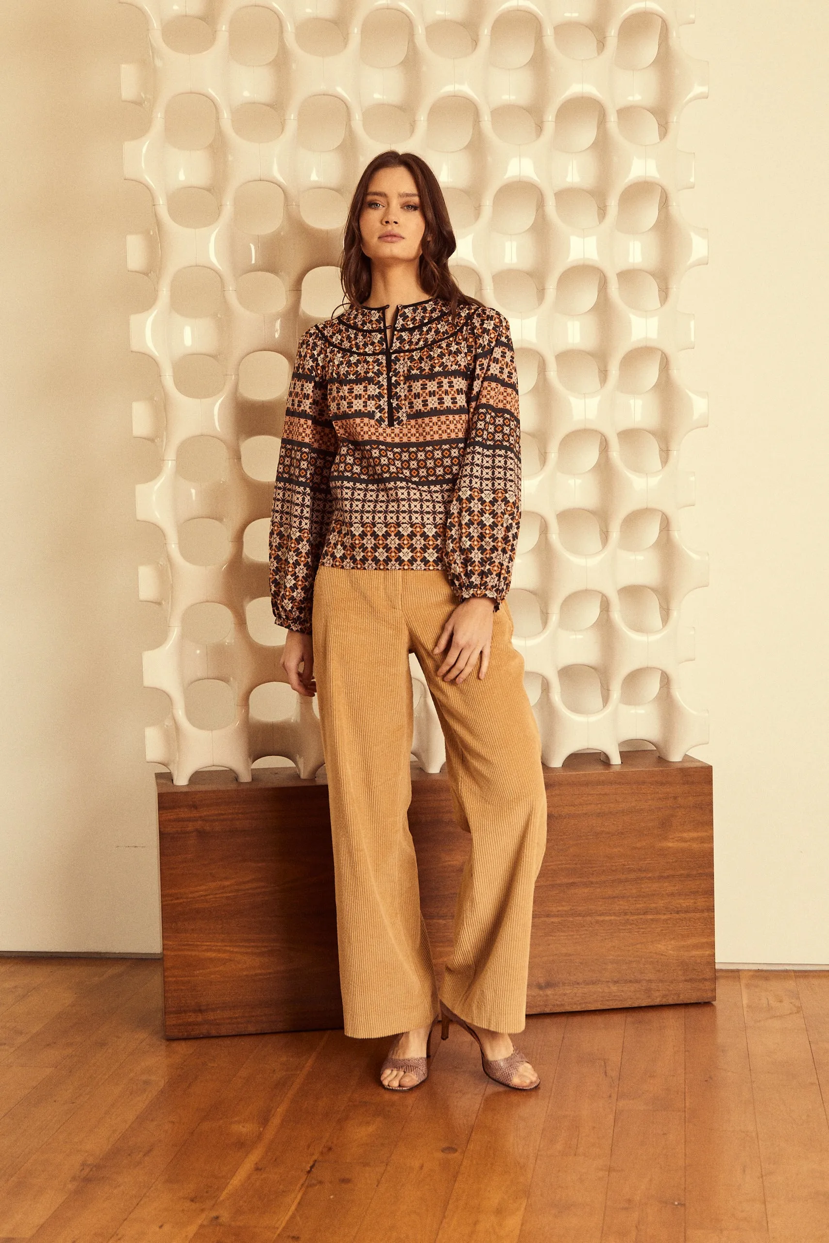 Emery Top in Autumn Tile sold by CABALLERO product image thumbnail 5