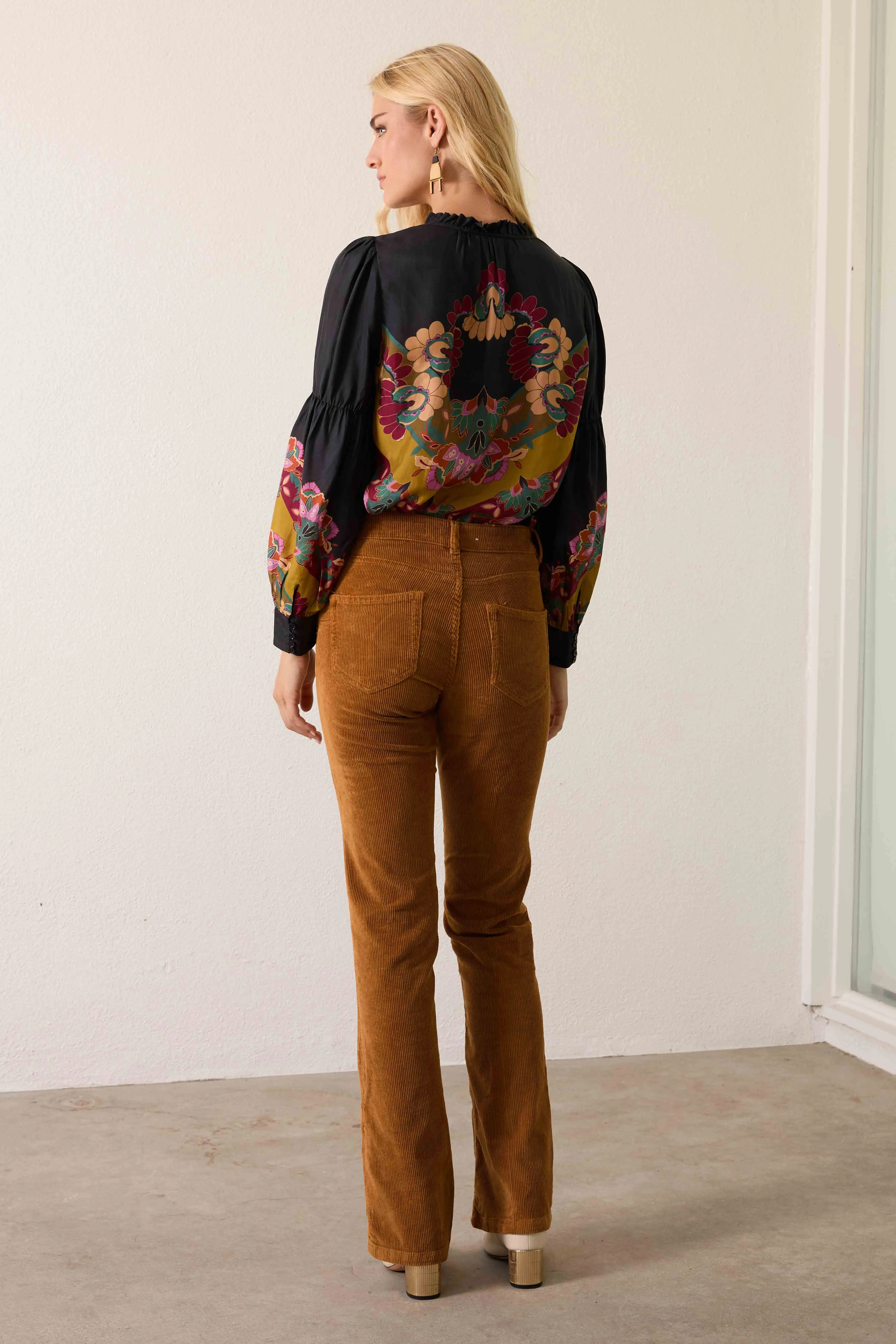 Jillian Top in Lacquer Bush Lily sold by CABALLERO product image thumbnail 4