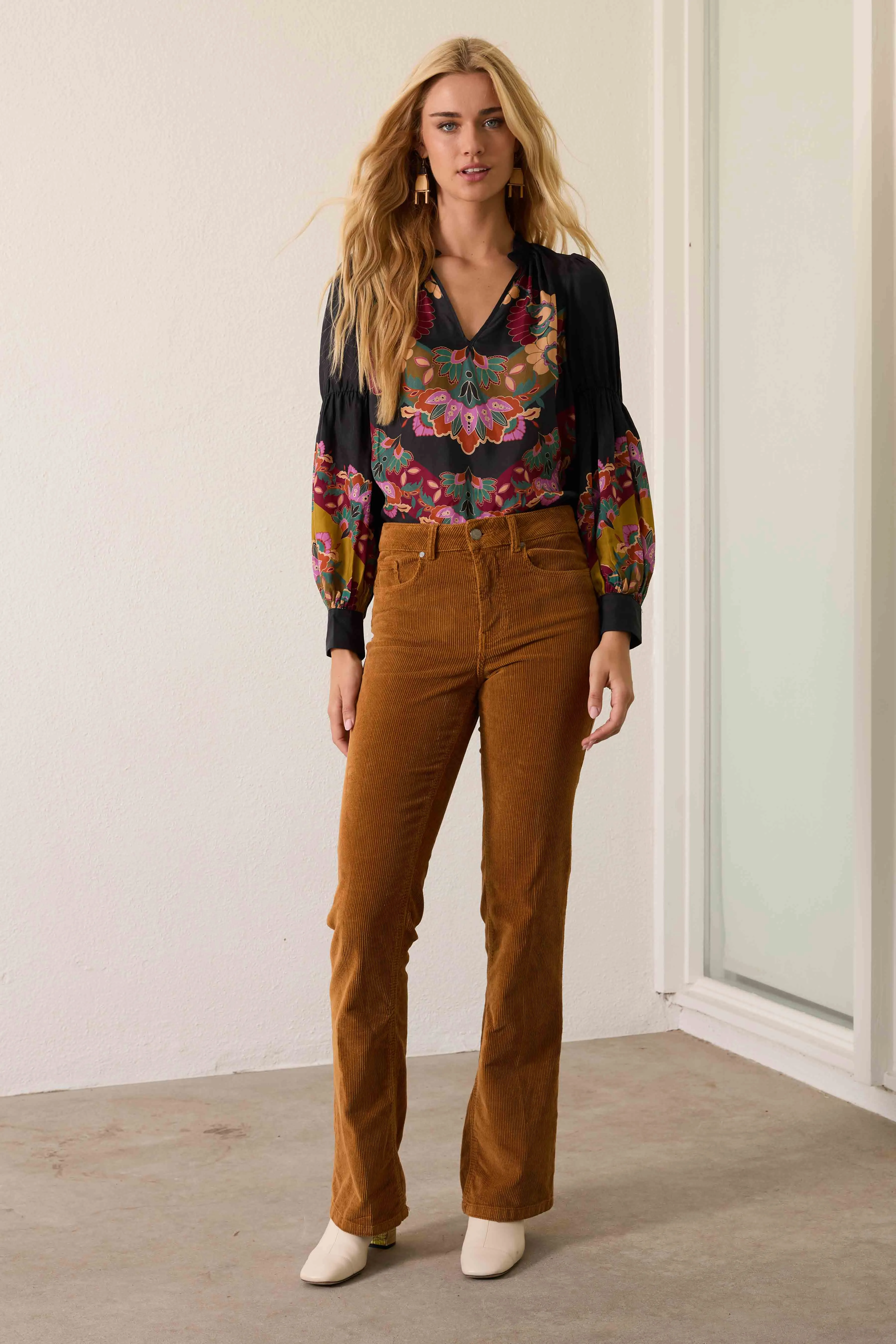 Jillian Top in Lacquer Bush Lily sold by CABALLERO product image thumbnail 2