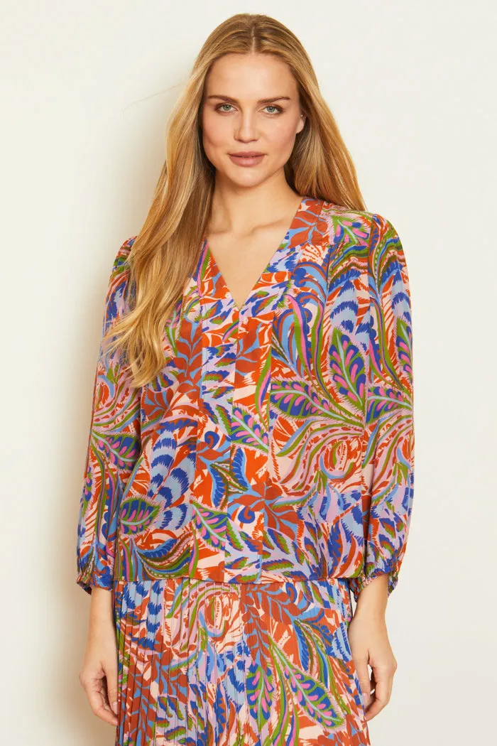 Yvonne Top in La Boheme sold by CABALLERO product image thumbnail 3