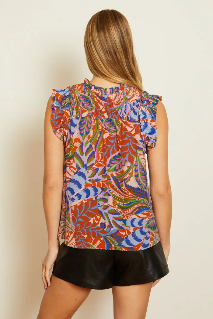Cerise Top in La Boheme sold by CABALLERO product image thumbnail 4