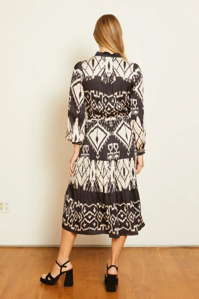 Julie Dress in Ikat Tapestry sold by CABALLERO product image thumbnail 3