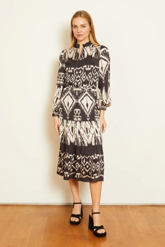 Julie Dress in Ikat Tapestry made by CABALLERO