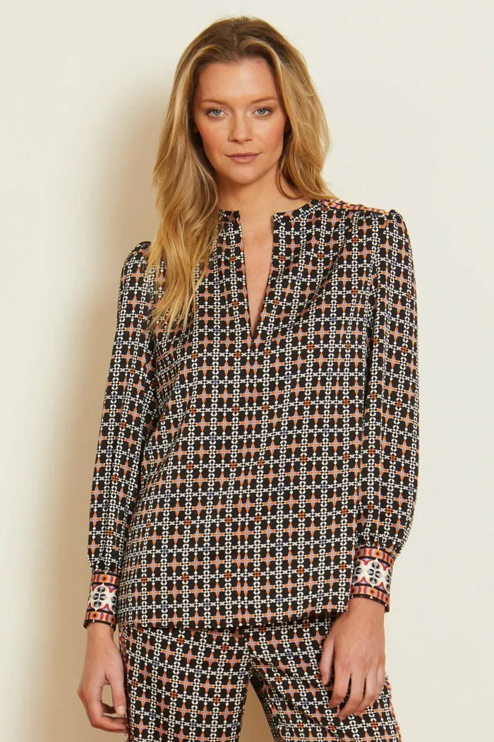 Jeune Top in Moderne Geo sold by CABALLERO product image thumbnail 3