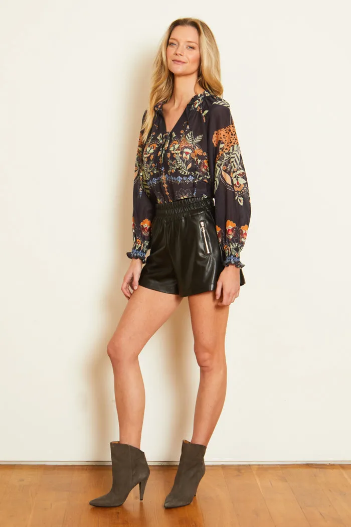 Aurelia Top in Vintage Cheetah sold by CABALLERO product image thumbnail 5