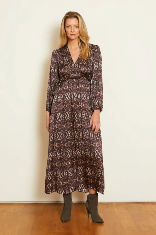 Darcy Dress in Rusted Deco made by CABALLERO
