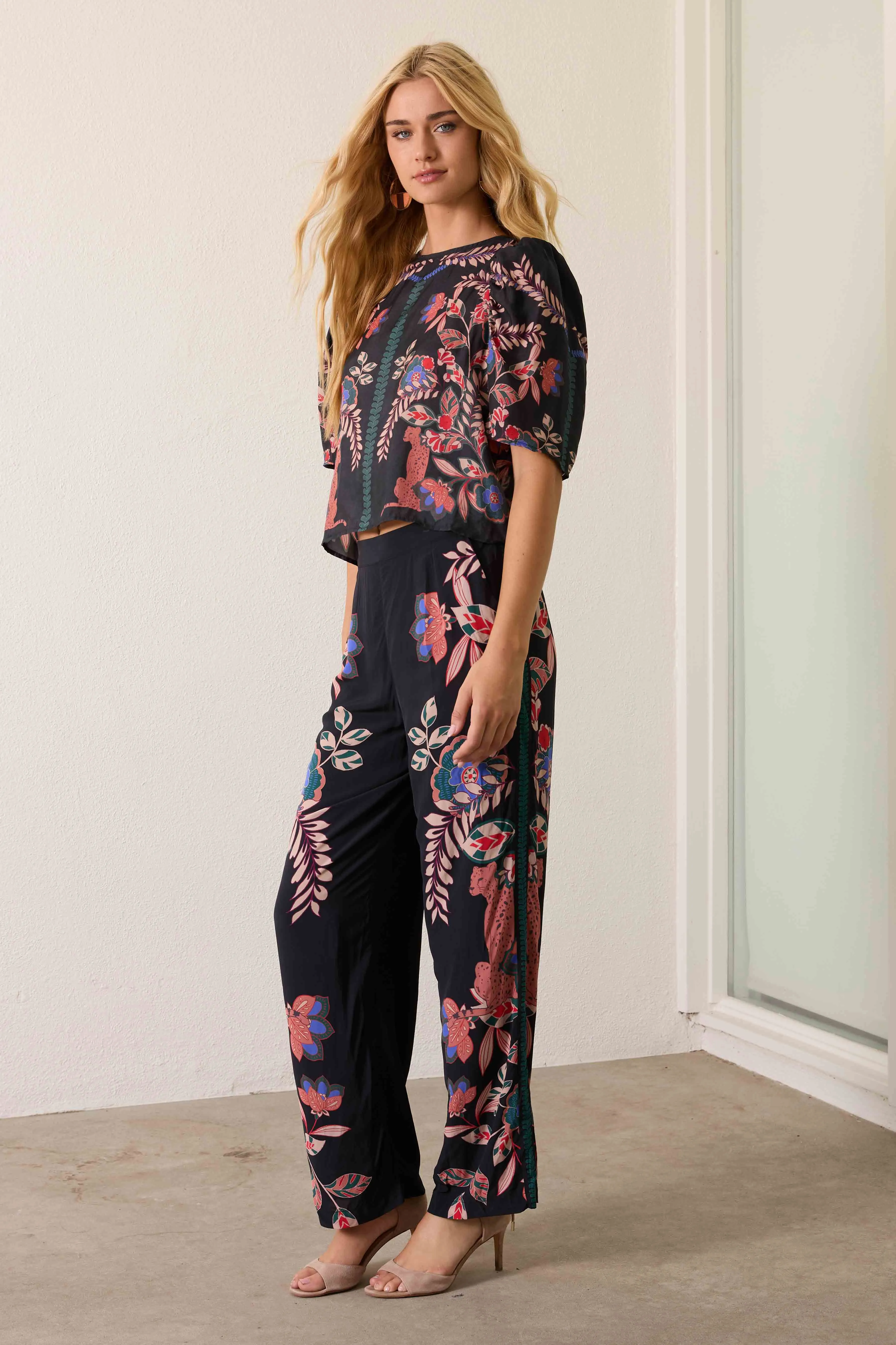 Maxine Pant in Zulu Prince Cheetah sold by CABALLERO product image thumbnail 3