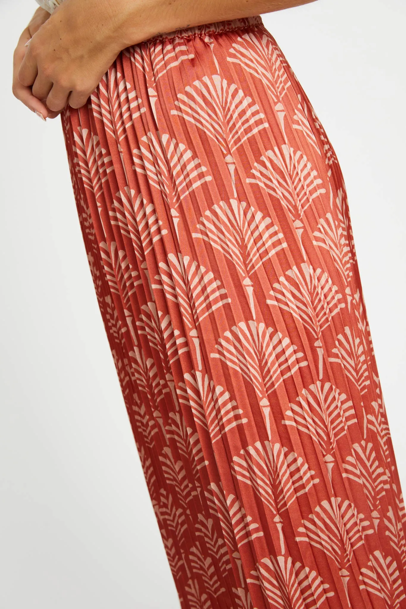 Lucille Rust Ginko Breeze Skirt sold by CABALLERO product image thumbnail 4