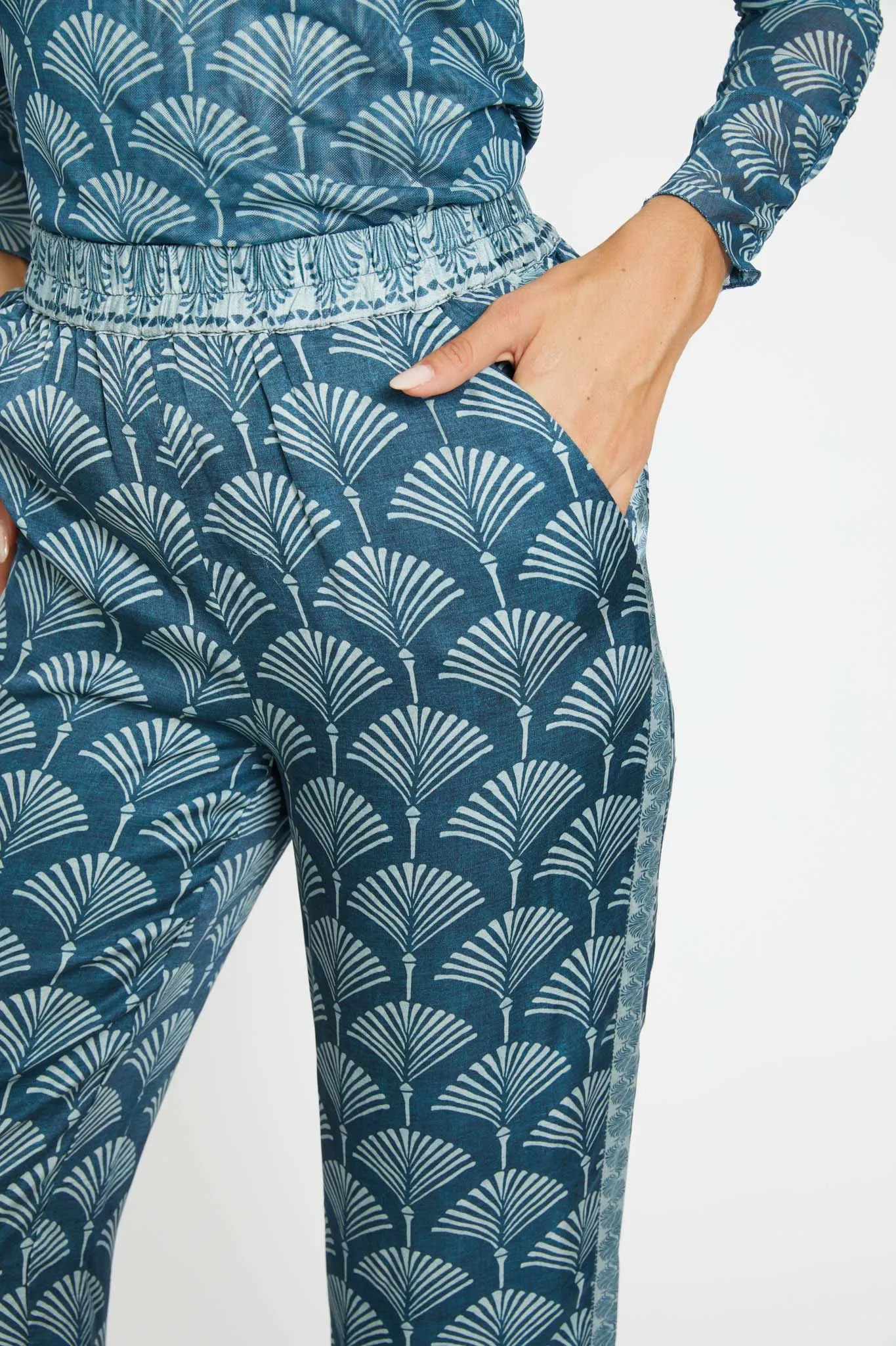 Max Teal Ginko Breeze Pant sold by CABALLERO product image thumbnail 4
