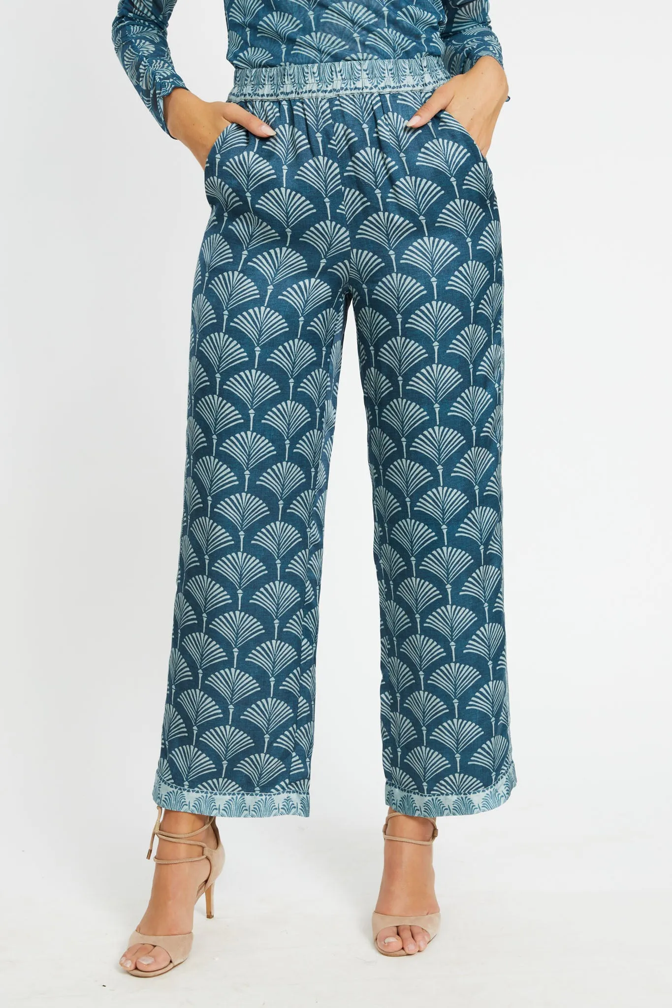 Max Teal Ginko Breeze Pant sold by CABALLERO product image thumbnail 2