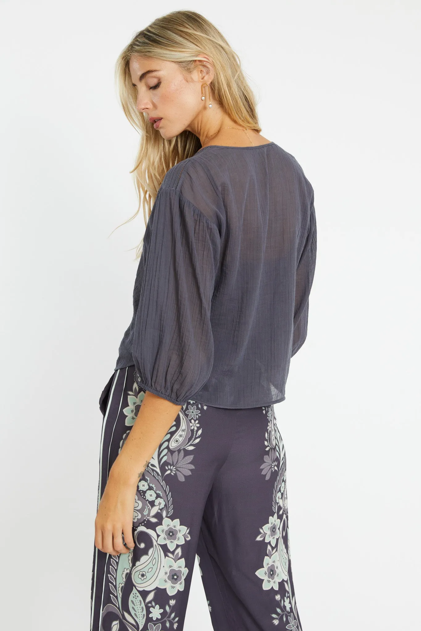 Esme Graphite Top sold by CABALLERO product image thumbnail 5