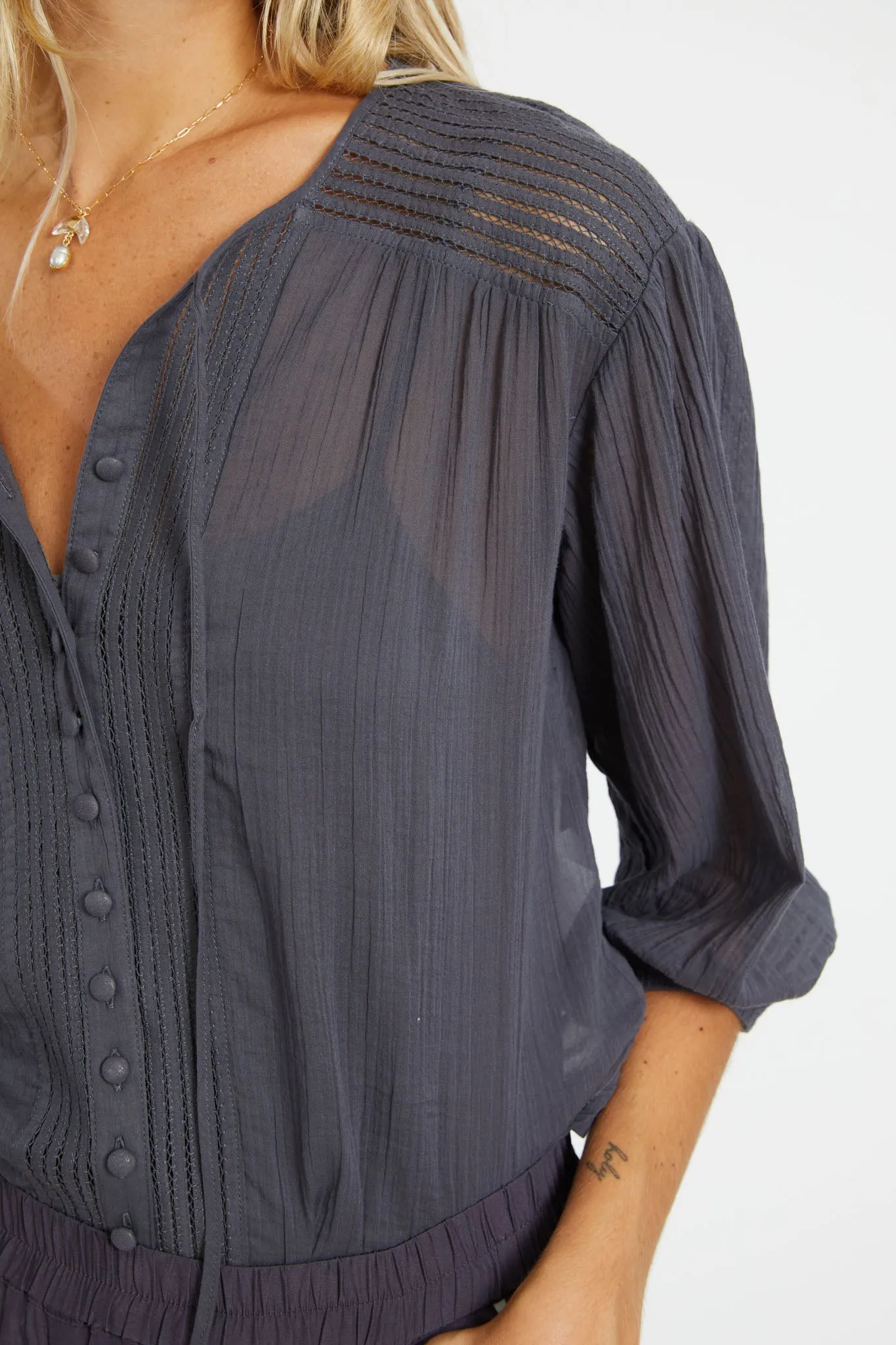 Esme Graphite Top sold by CABALLERO product image thumbnail 4