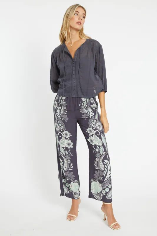 Esme Graphite Top sold by CABALLERO