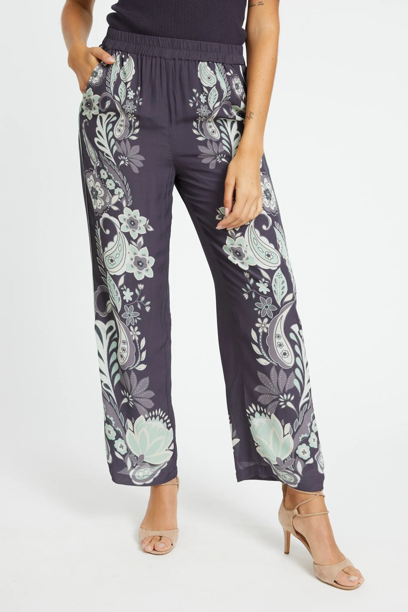 Max Graphite Protea Paisley Pant sold by CABALLERO product image thumbnail 2
