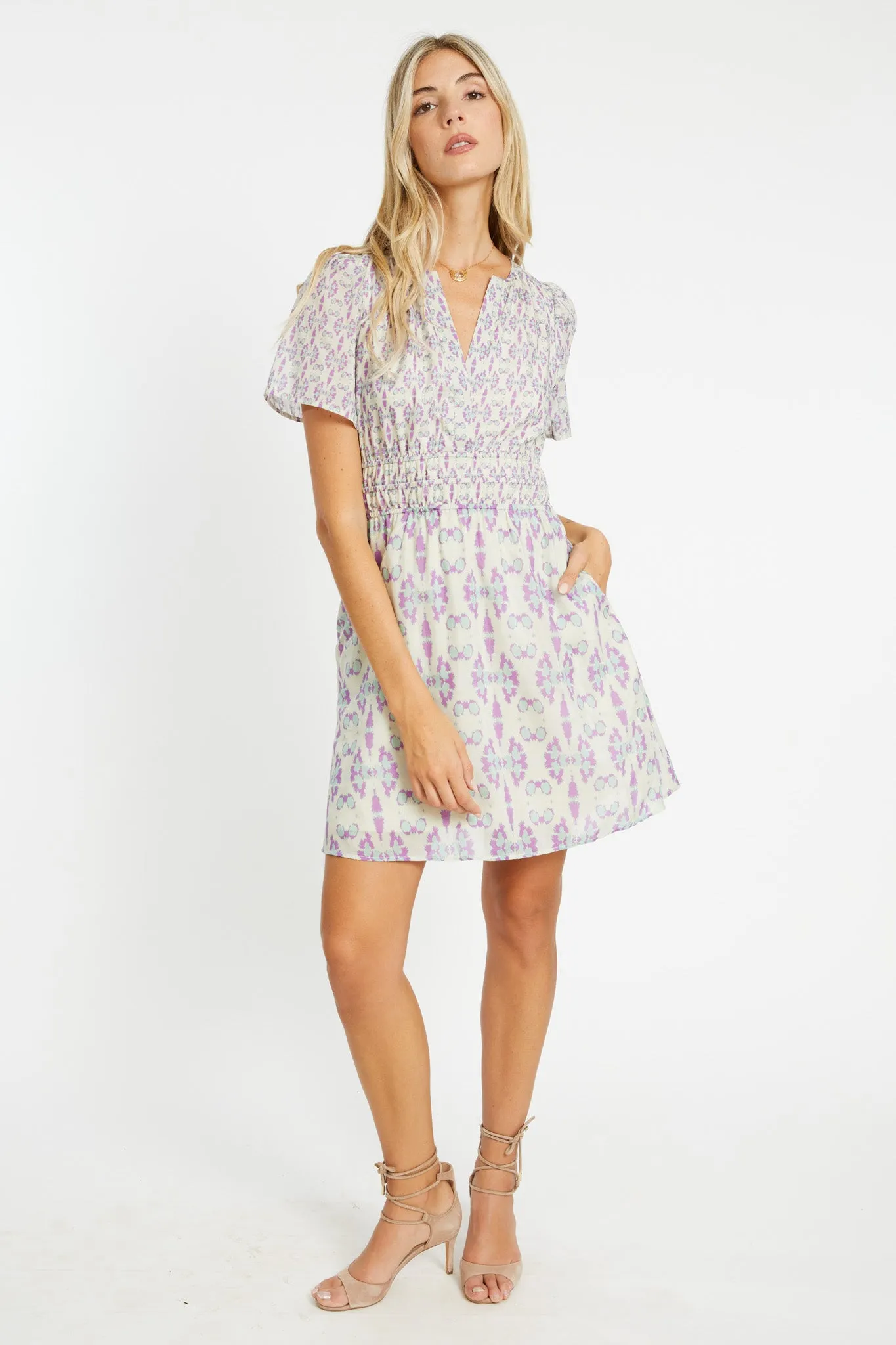 Ada Tribal Ink Blot Dress sold by CABALLERO