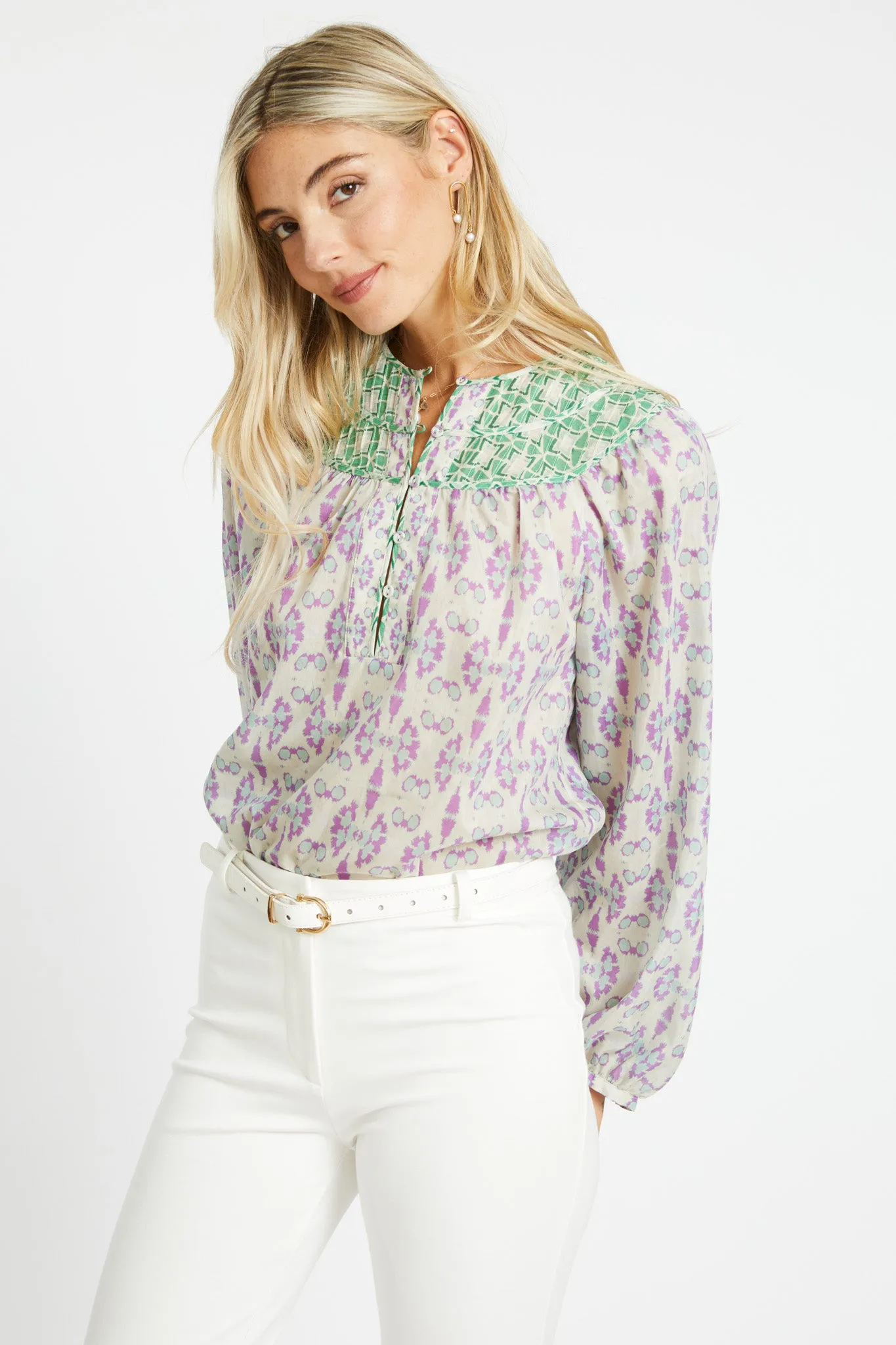 Emery Tribal Ink Blot Top sold by CABALLERO product image thumbnail 3