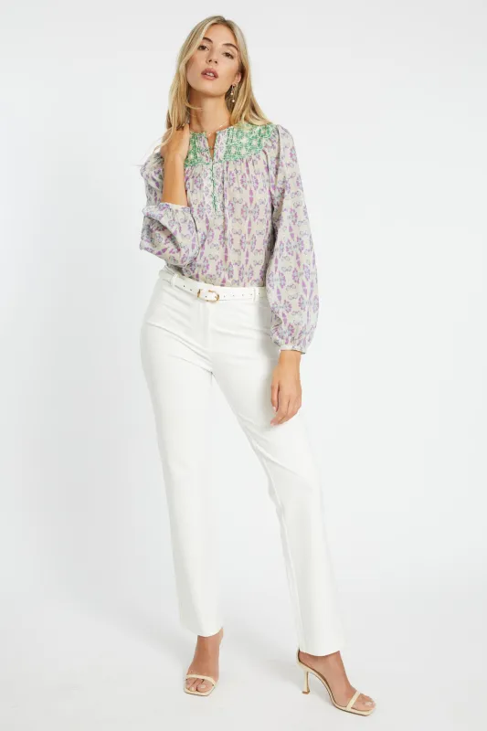 Emery Tribal Ink Blot Top sold by CABALLERO