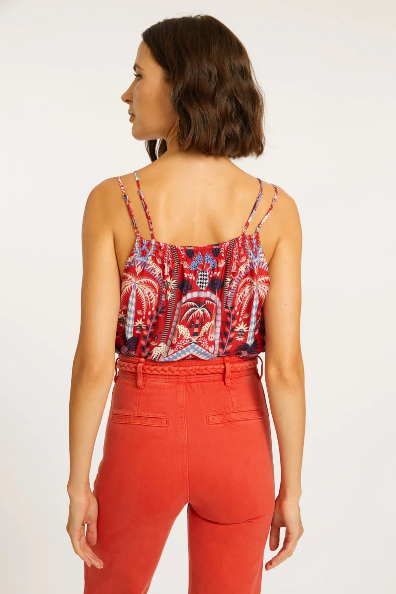 Cora Ruby Tropics Top sold by CABALLERO product image thumbnail 4