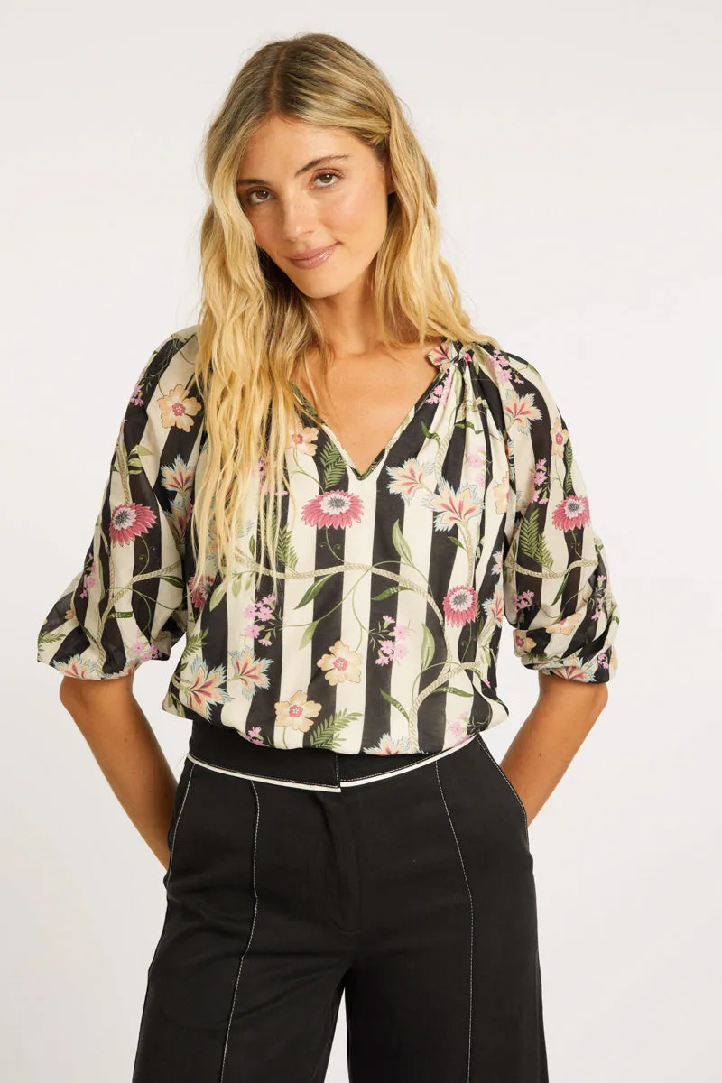 Zara Stripe Vine Top sold by CABALLERO