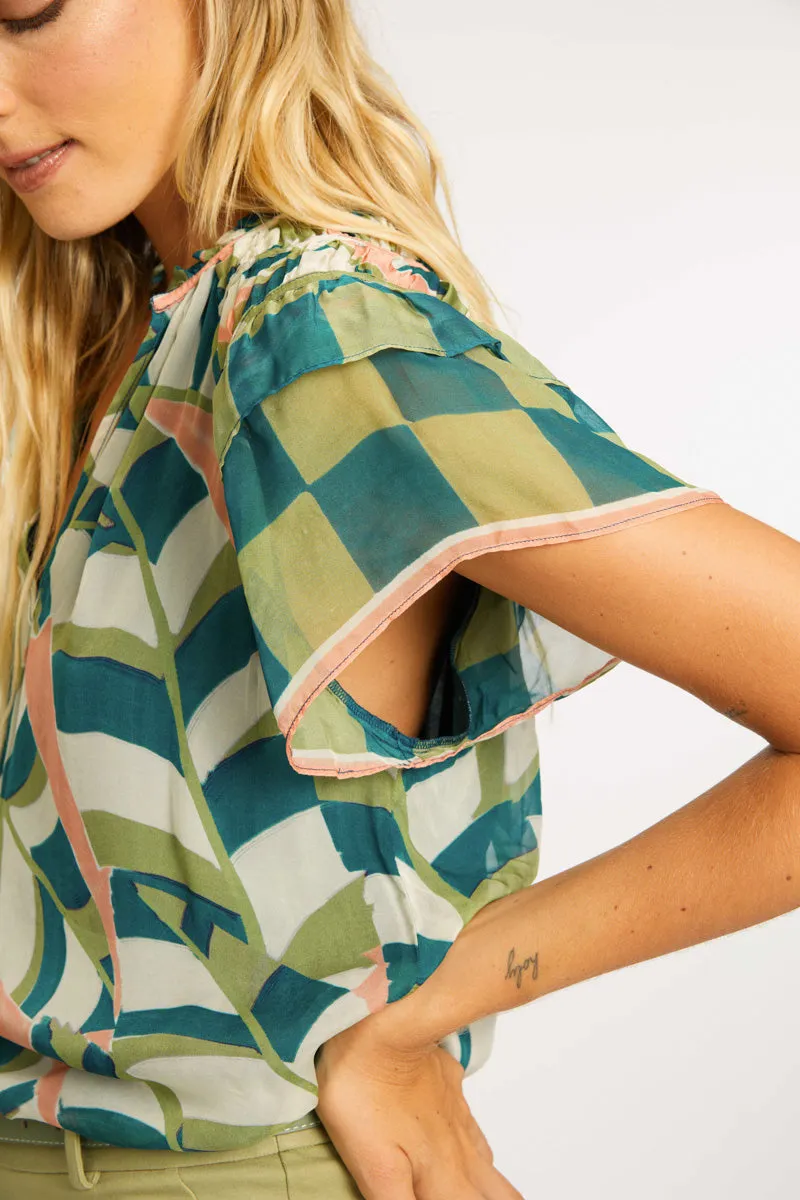 Kelsie Desert Mosaic Top sold by CABALLERO product image thumbnail 3