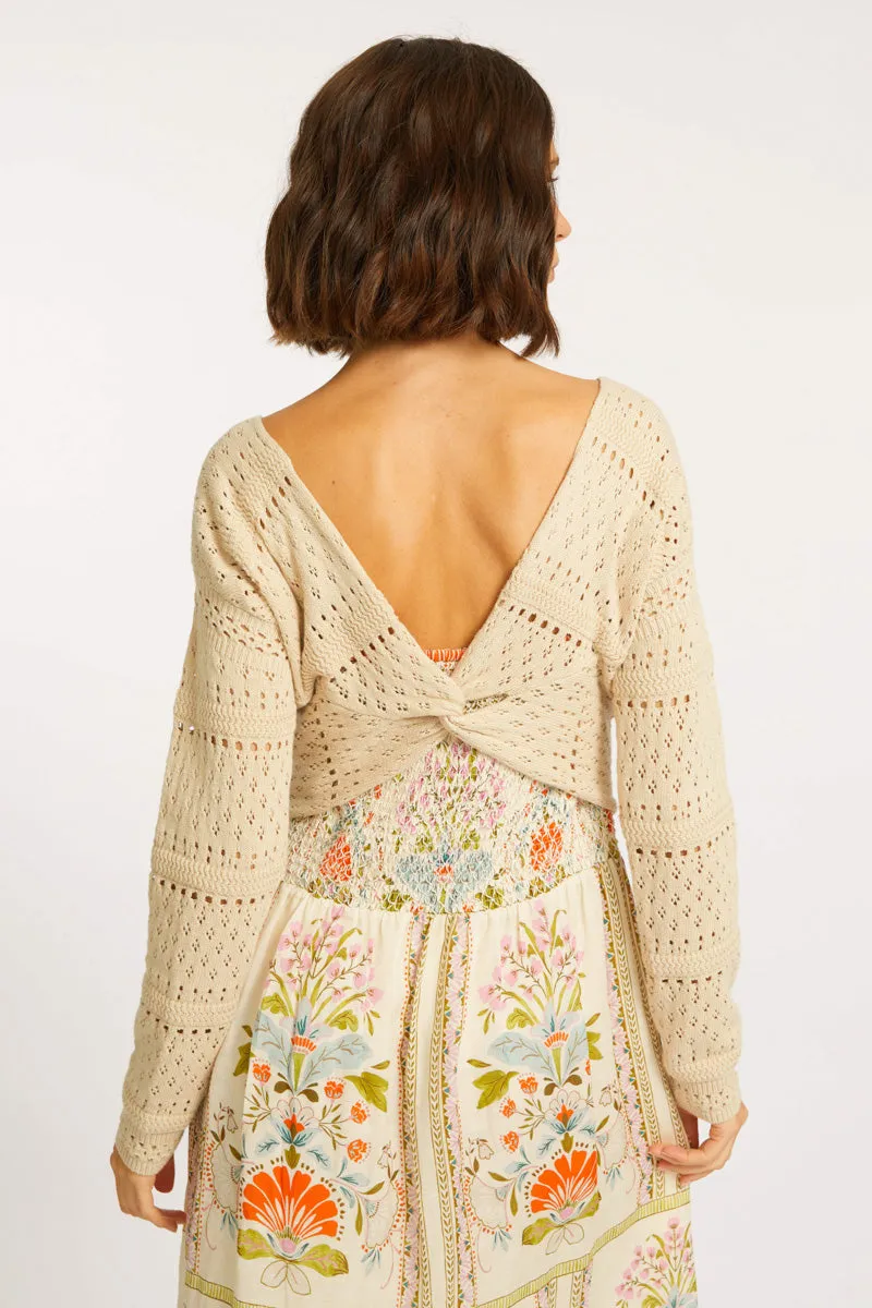 Ayla Ivory / Birch Sweater sold by CABALLERO product image thumbnail 4