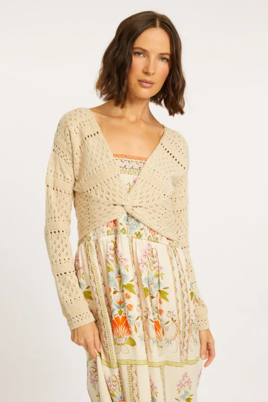 Ayla Ivory / Birch Sweater sold by CABALLERO