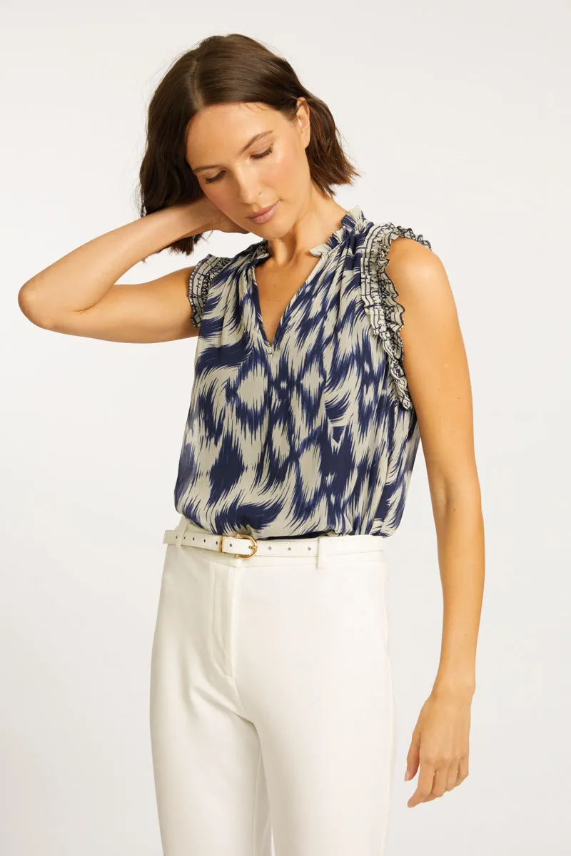 Alani Blue Katsuri Top sold by CABALLERO product image thumbnail 5