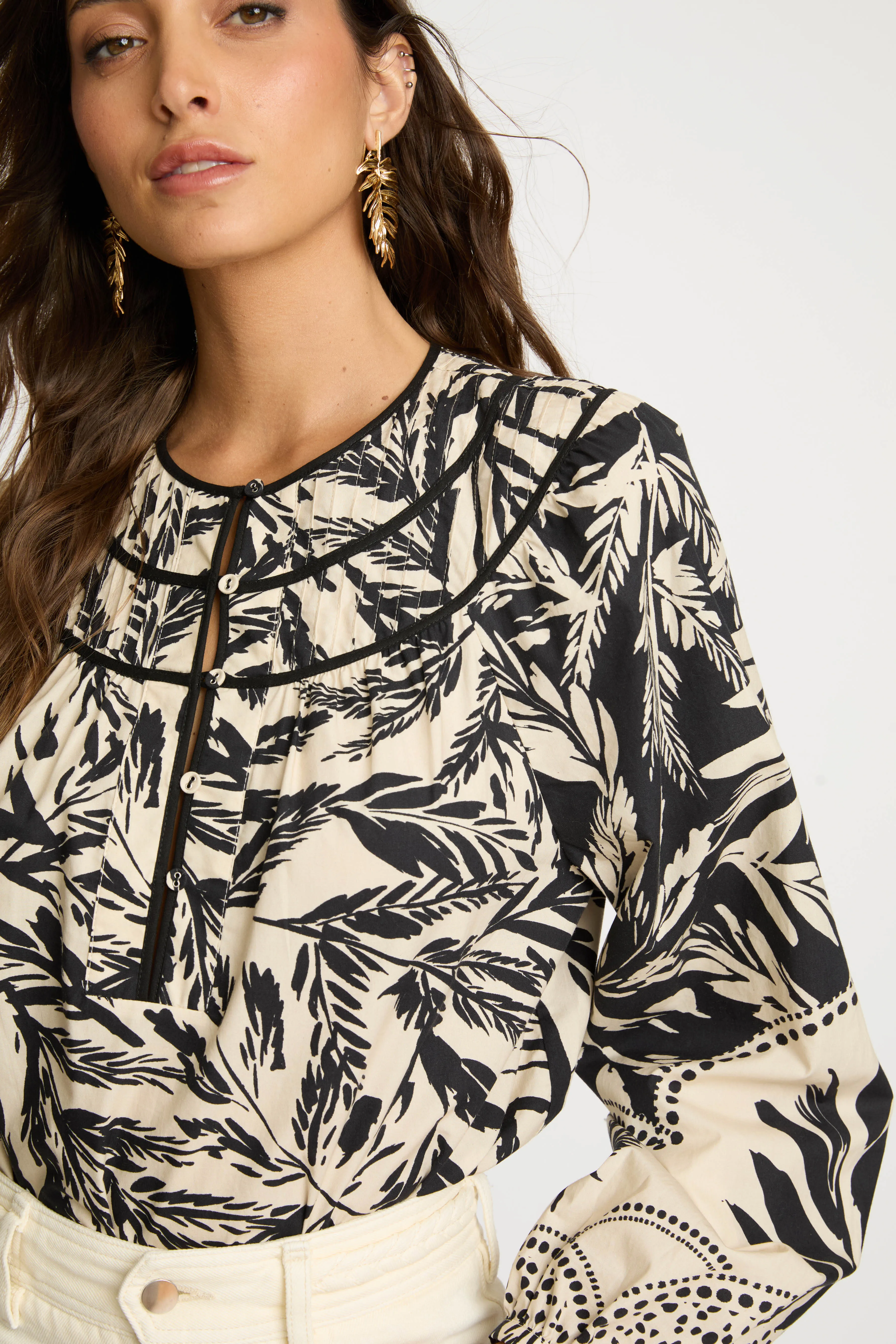 Emery Top in Ambergrain sold by CABALLERO product image thumbnail 5