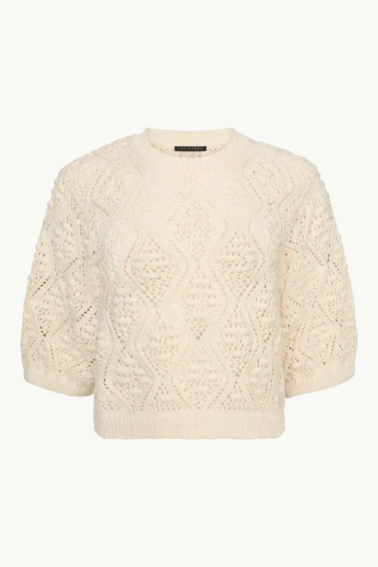 Layla Sweater in Cream made by CABALLERO
