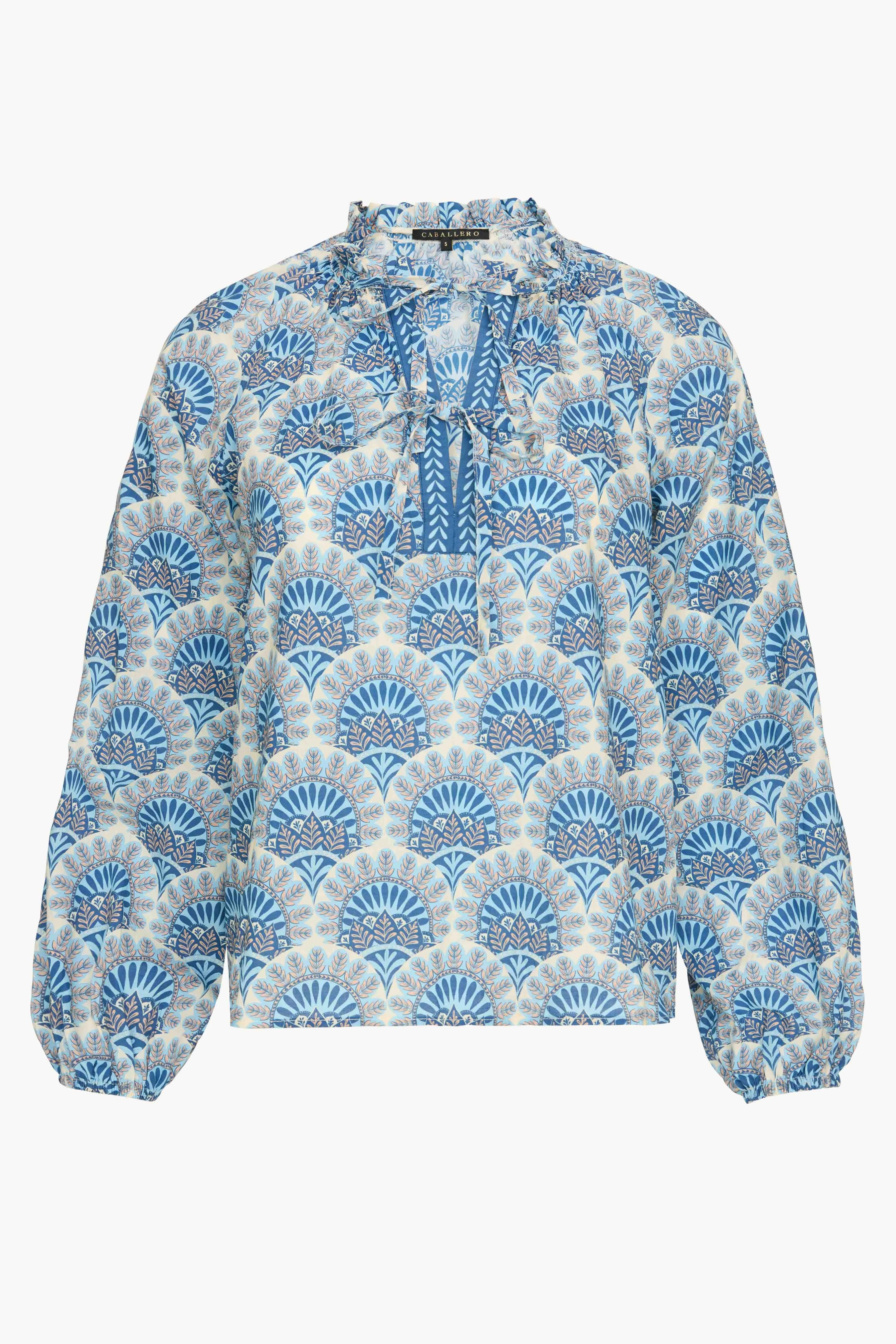 Ophelia Top in Boho Deco sold by CABALLERO