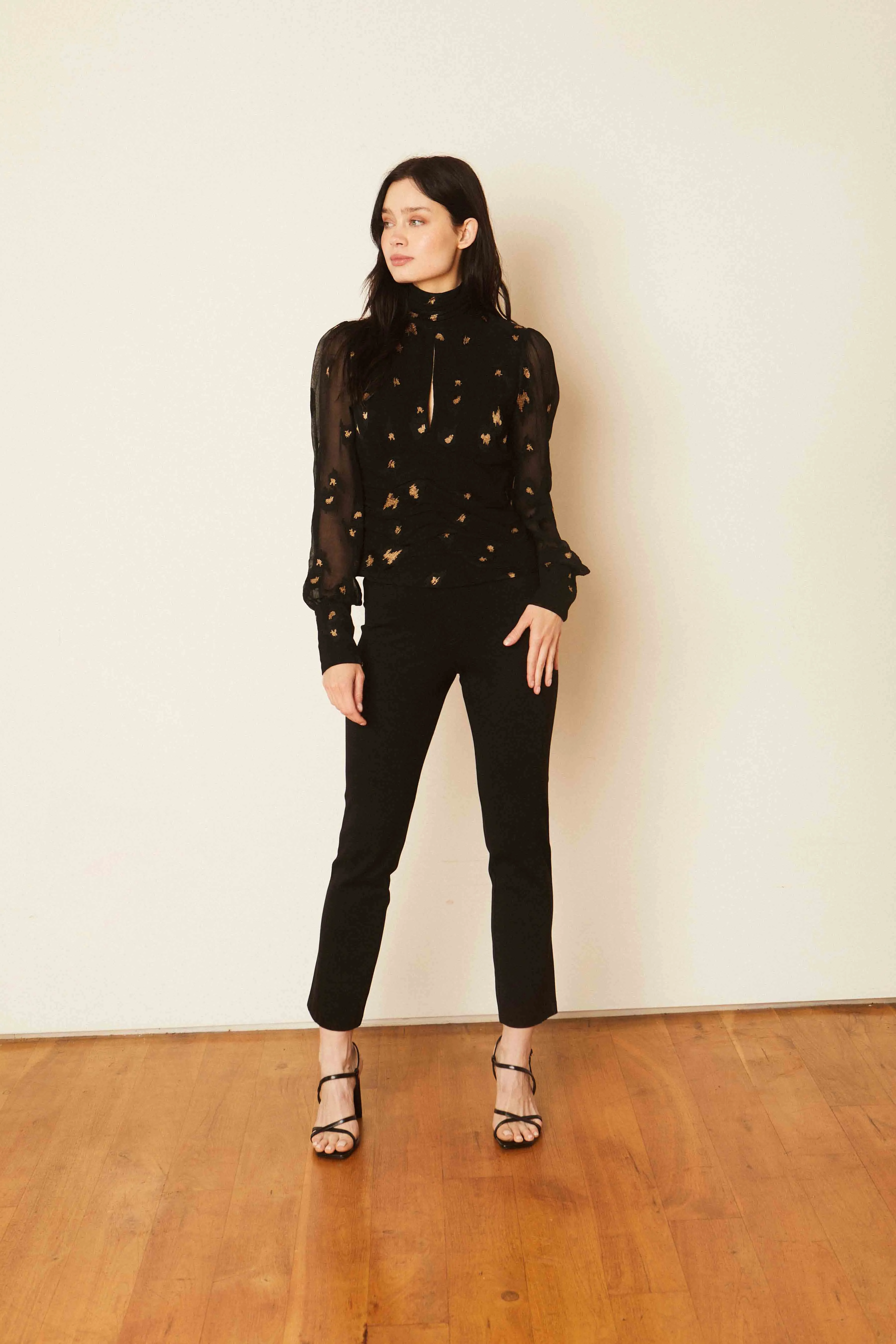 Joella Starry Night Jacquard Top sold by CABALLERO product image thumbnail 4