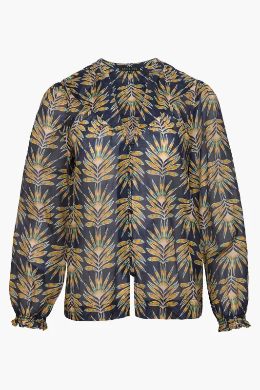 Sutton Top in Deco Plume sold by CABALLERO