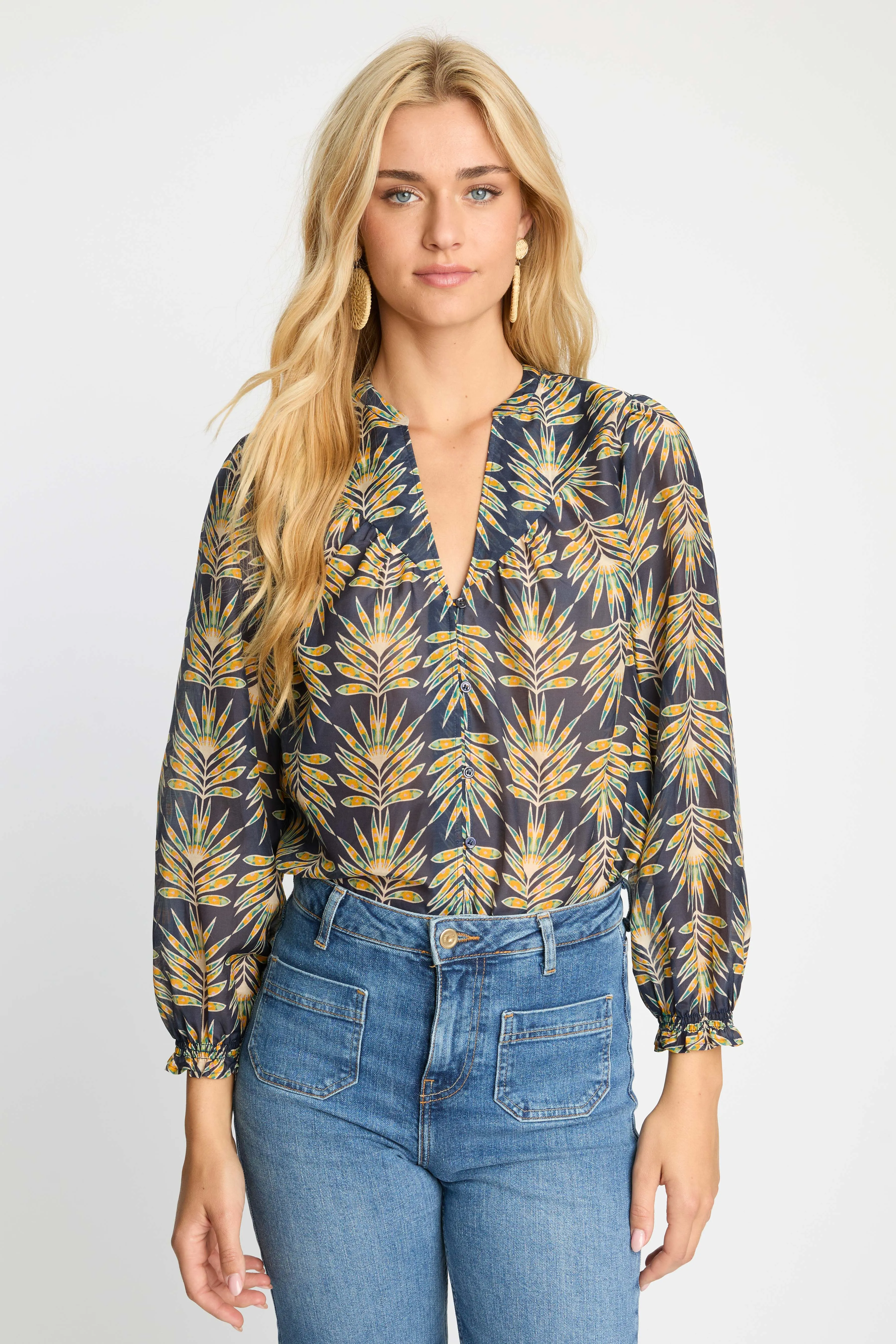 Sutton Top in Deco Plume sold by CABALLERO product image thumbnail 3