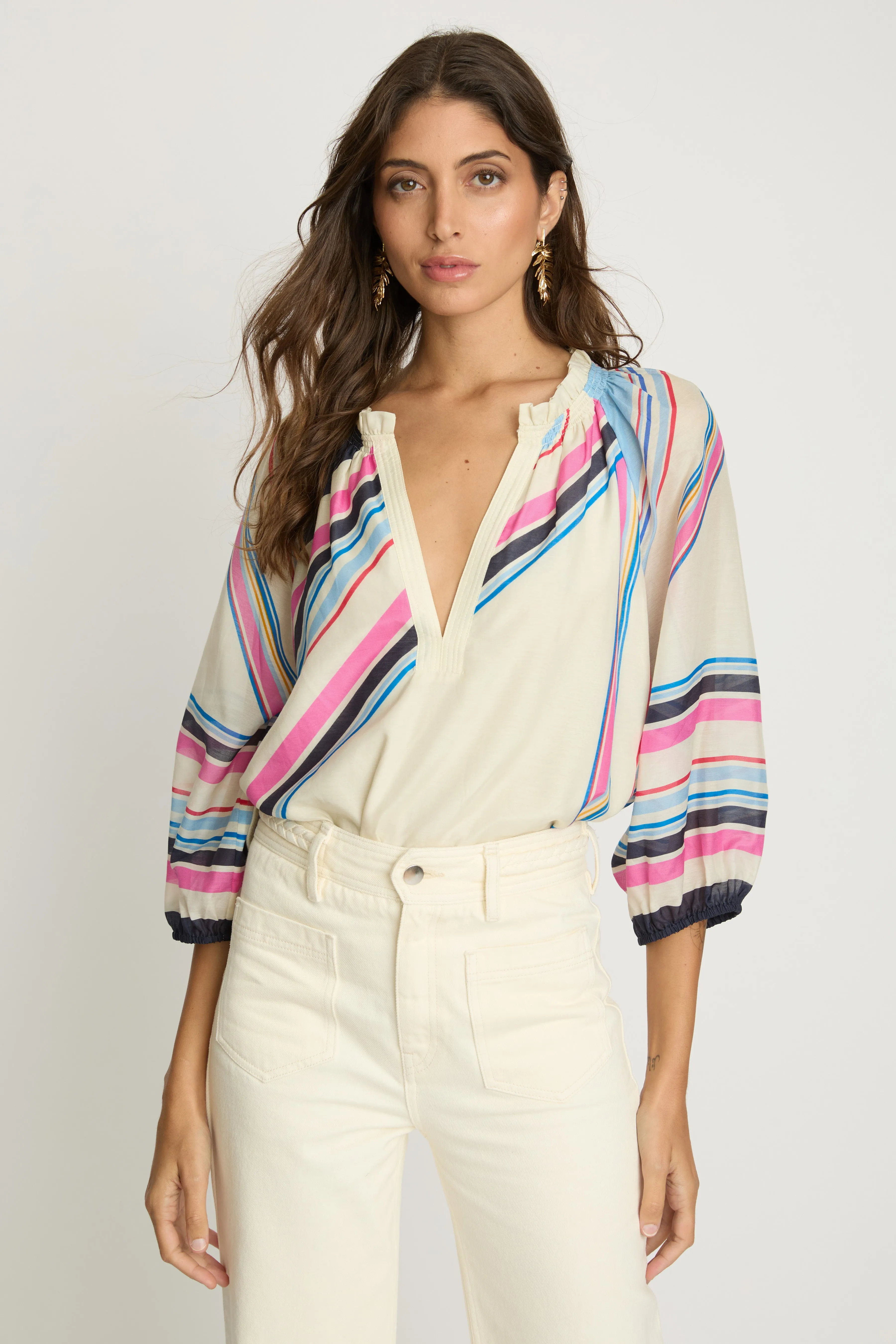 Gracyn Top in Nova Stripe sold by CABALLERO product image thumbnail 3