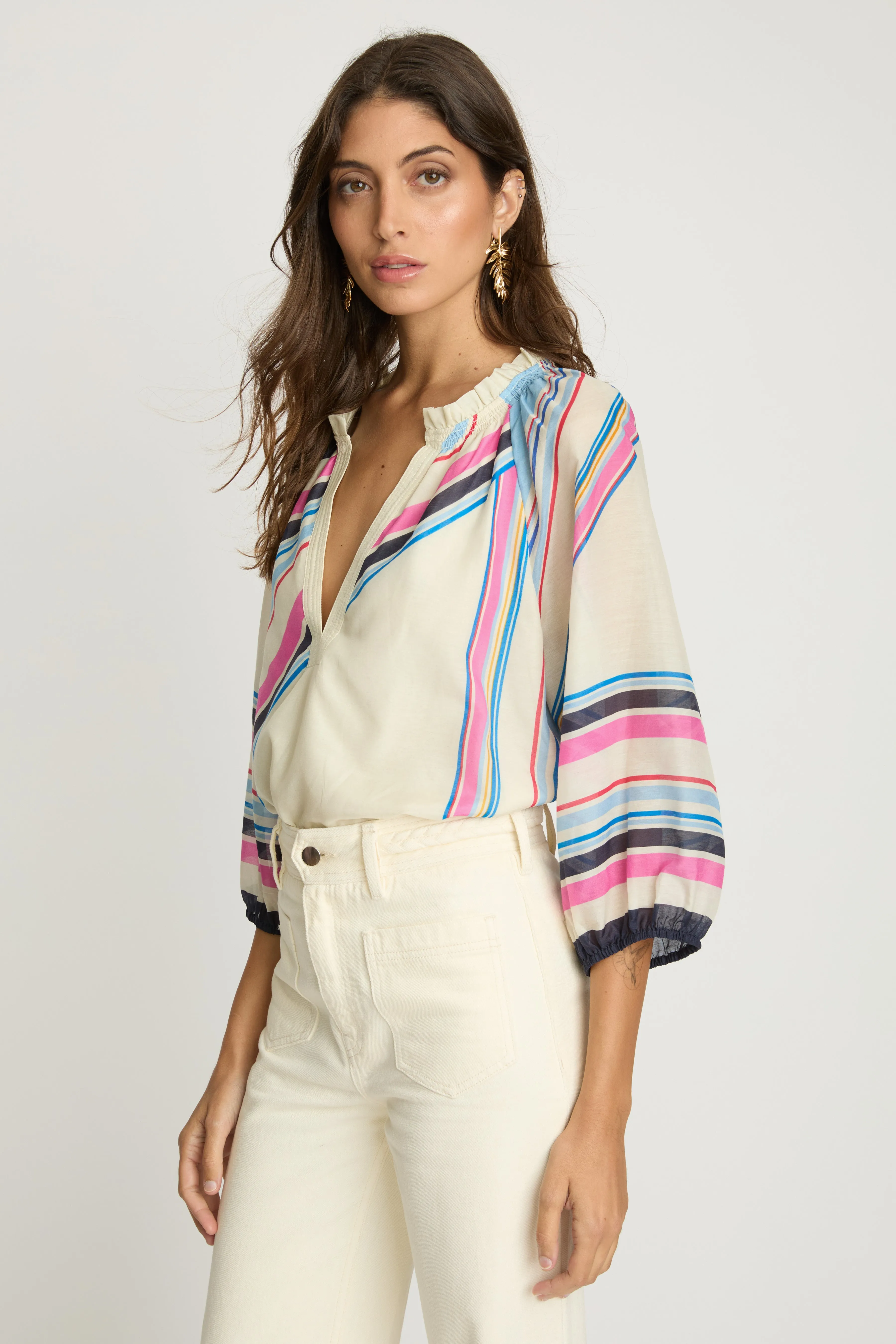 Gracyn Top in Nova Stripe sold by CABALLERO product image thumbnail 4