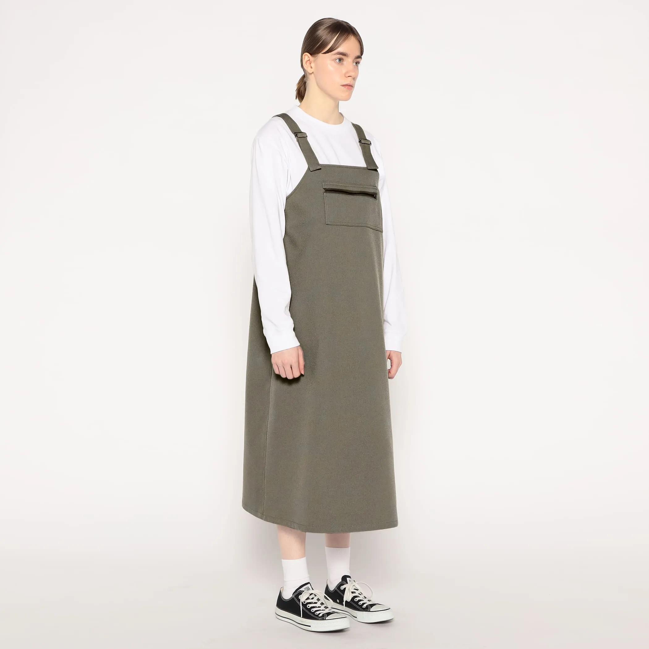 WOMEN'S POLYESTER FLANNEL OVERALLS SKIRT sold by Danton product image thumbnail 5