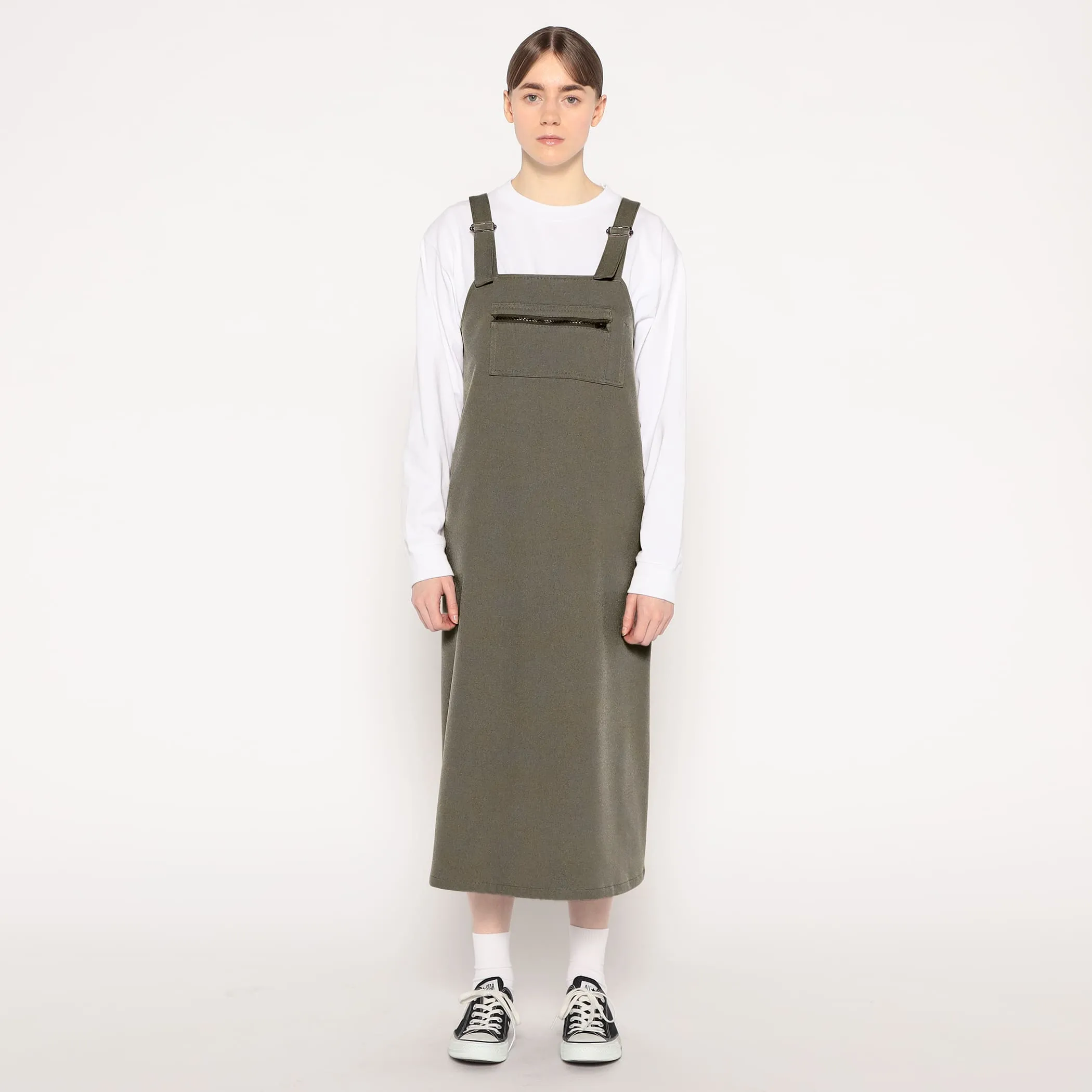 WOMEN'S POLYESTER FLANNEL OVERALLS SKIRT sold by Danton product image thumbnail 4