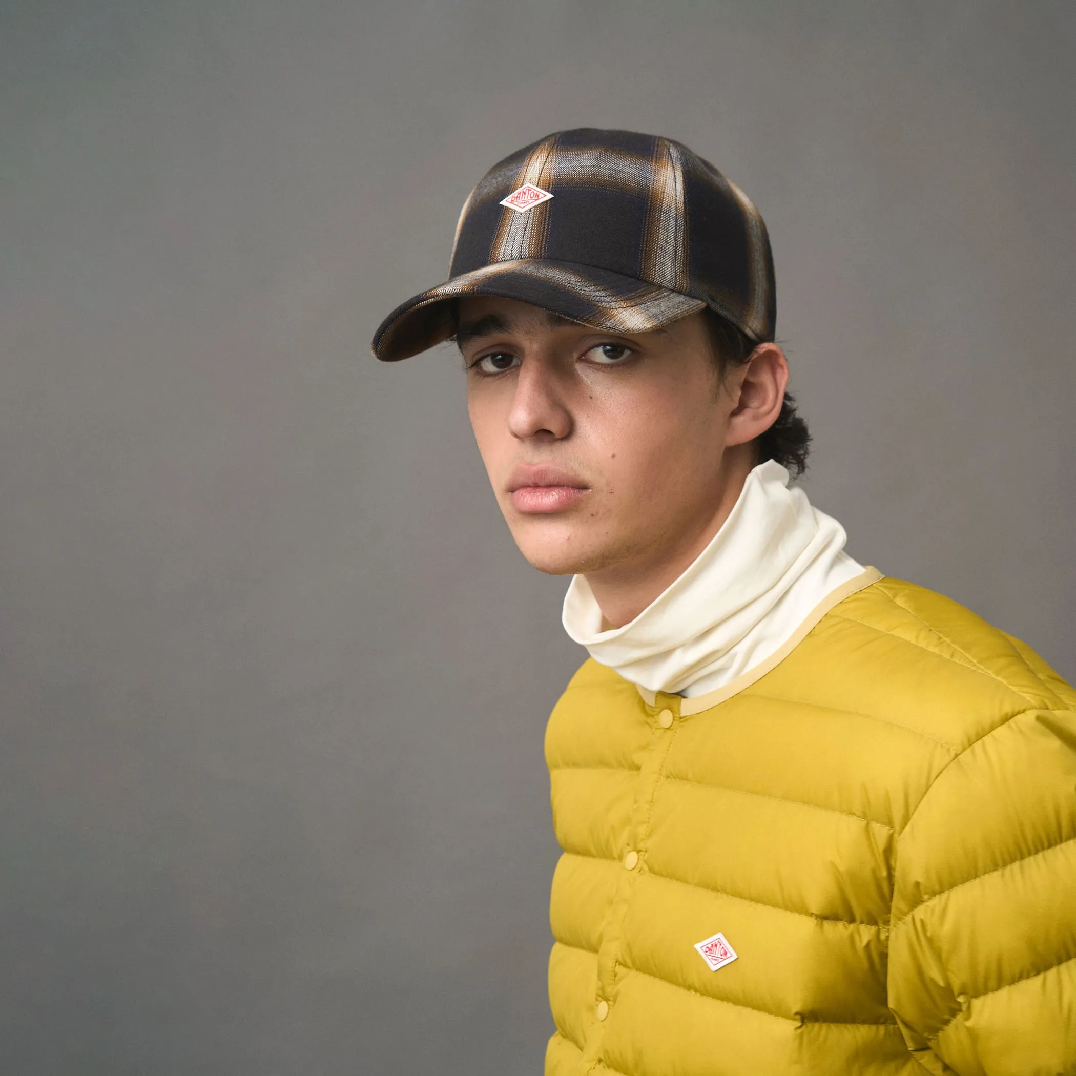 OMBRE CHECK 6PANEL CAP sold by Danton product image thumbnail 4