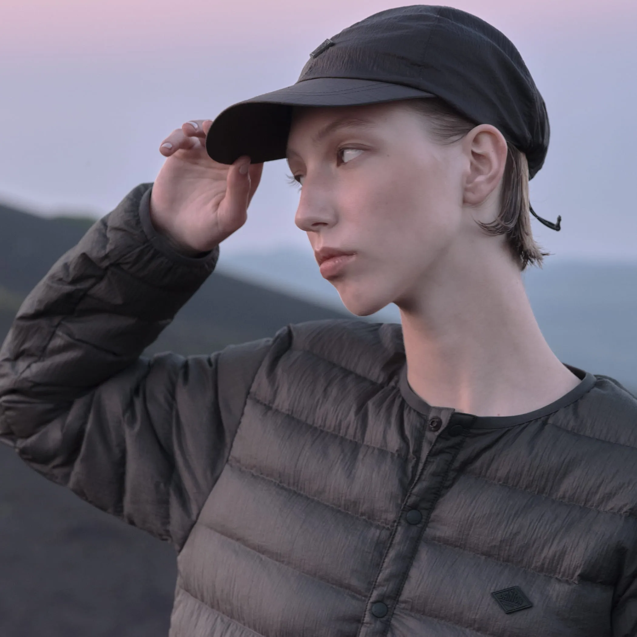 NYLON TAFFETA 6PANEL CAP sold by Danton product image thumbnail 4