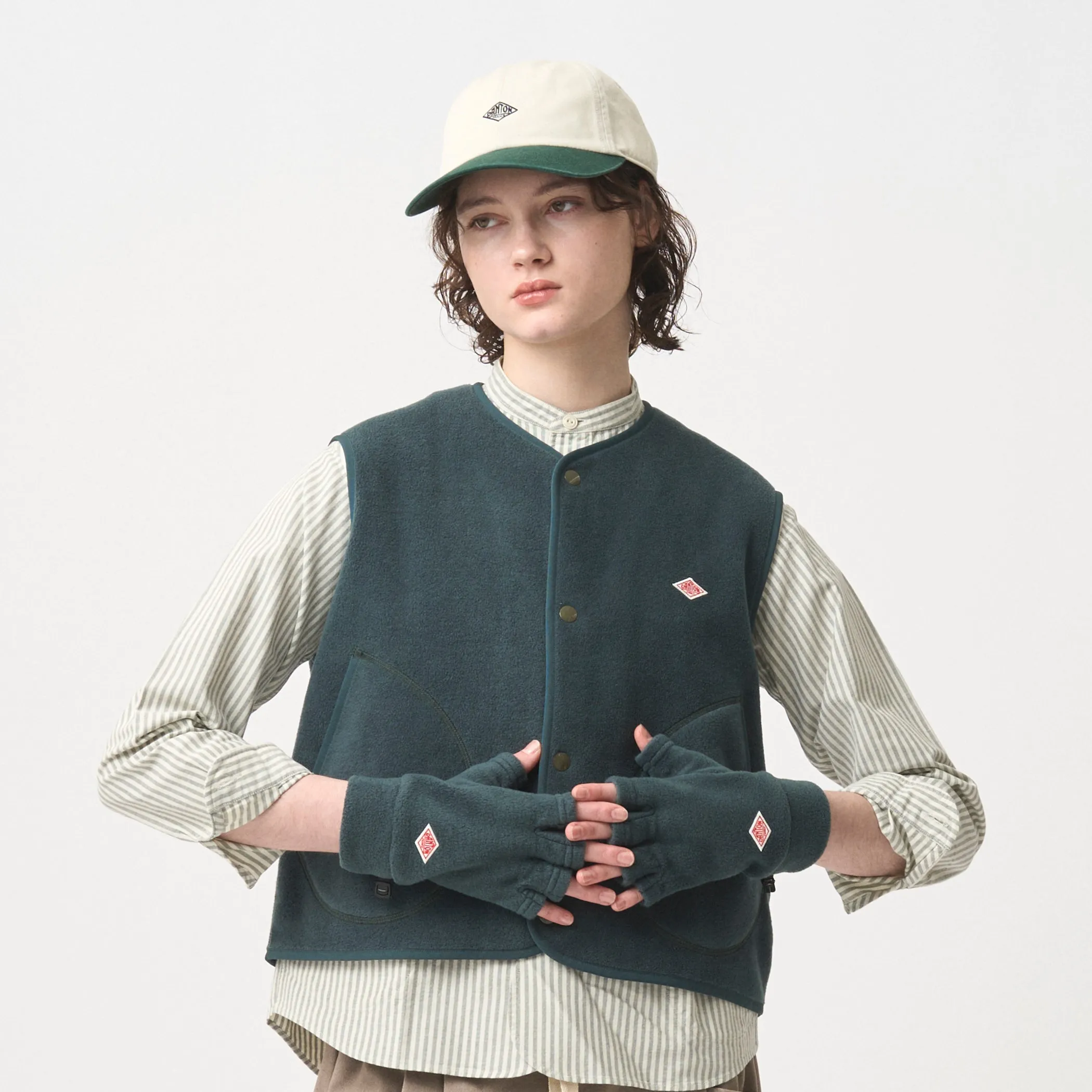 FLEECE FINGERLESS GLOVES sold by Danton product image thumbnail 2