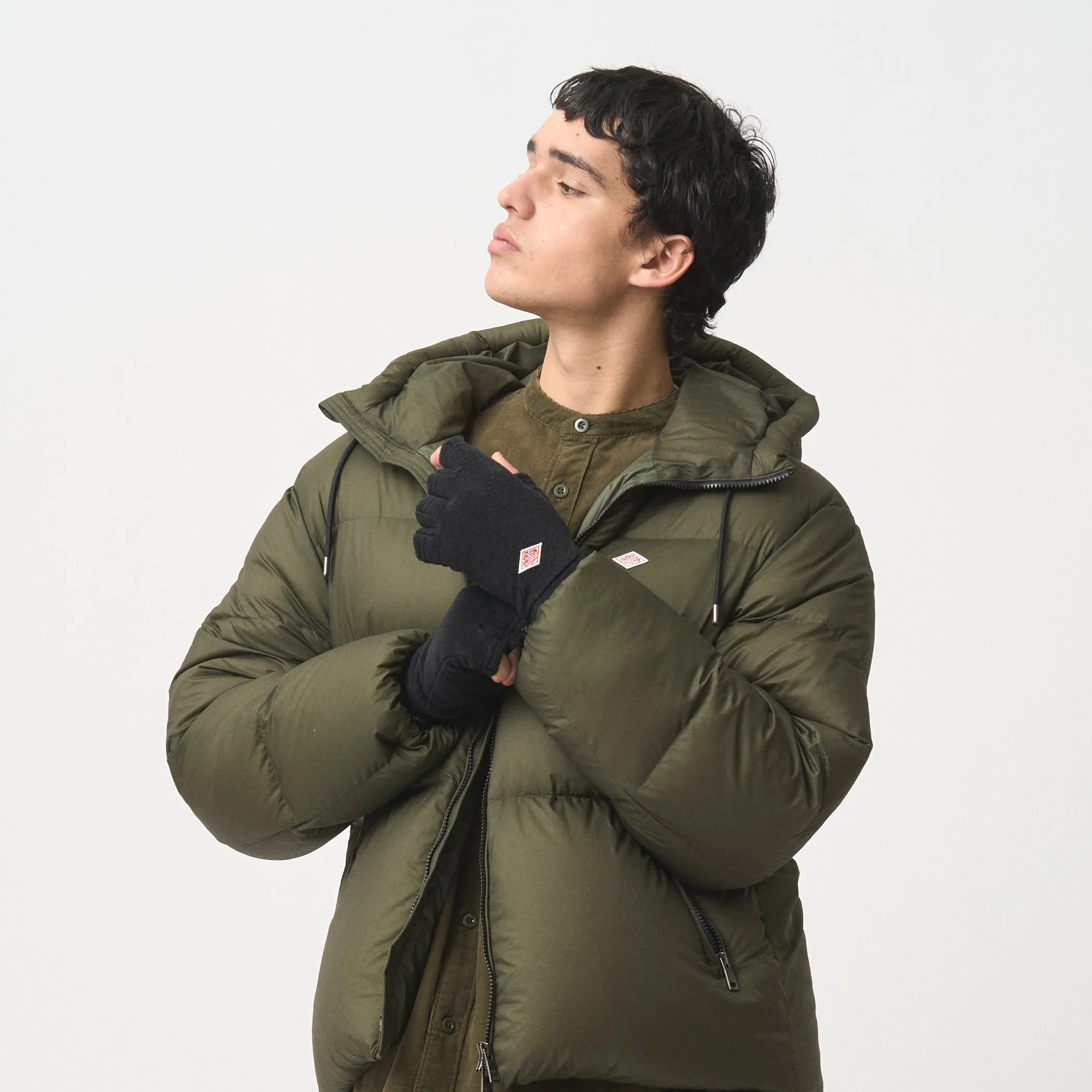 FLEECE FINGERLESS GLOVES sold by Danton product image thumbnail 3