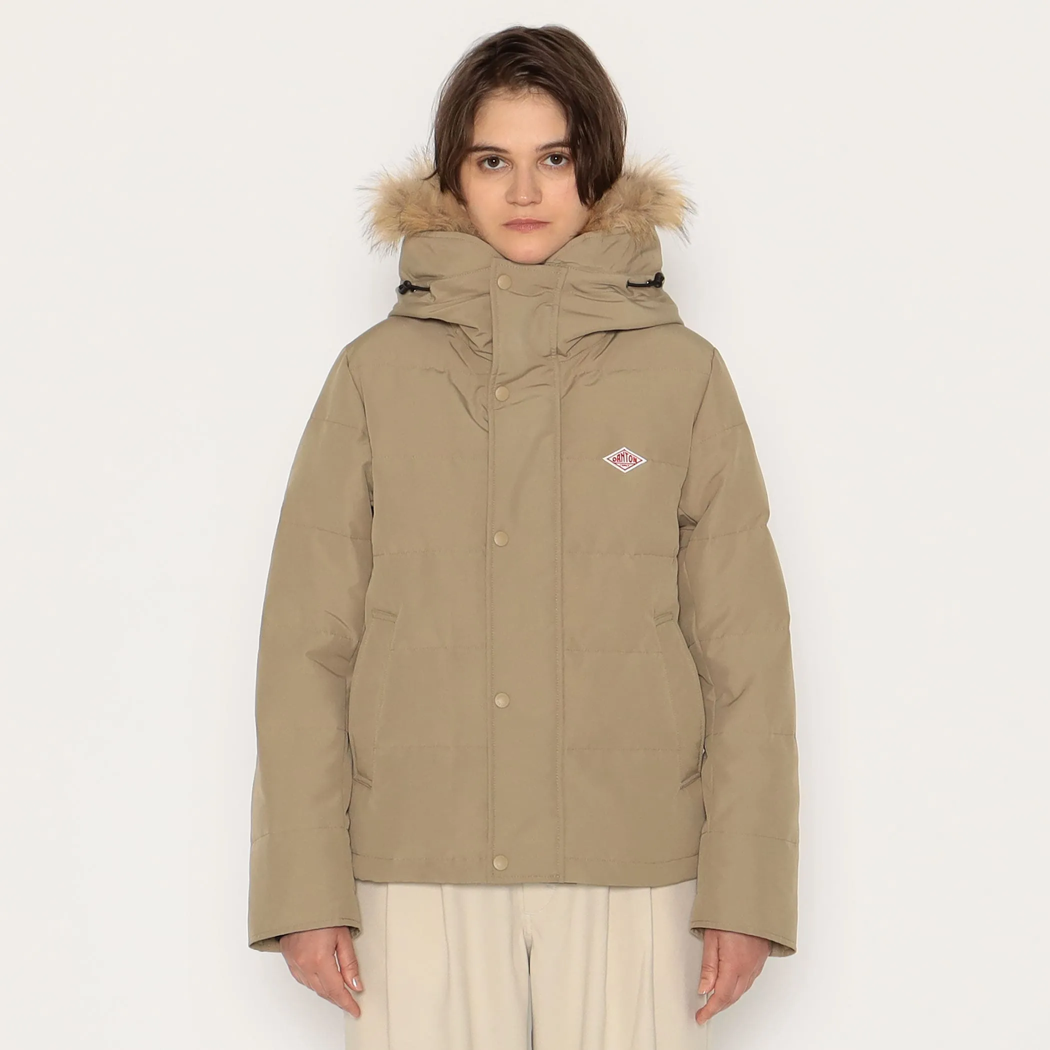 WOMEN'S FAUX FUR HOODED DOWN JACKET sold by Danton product image thumbnail 4