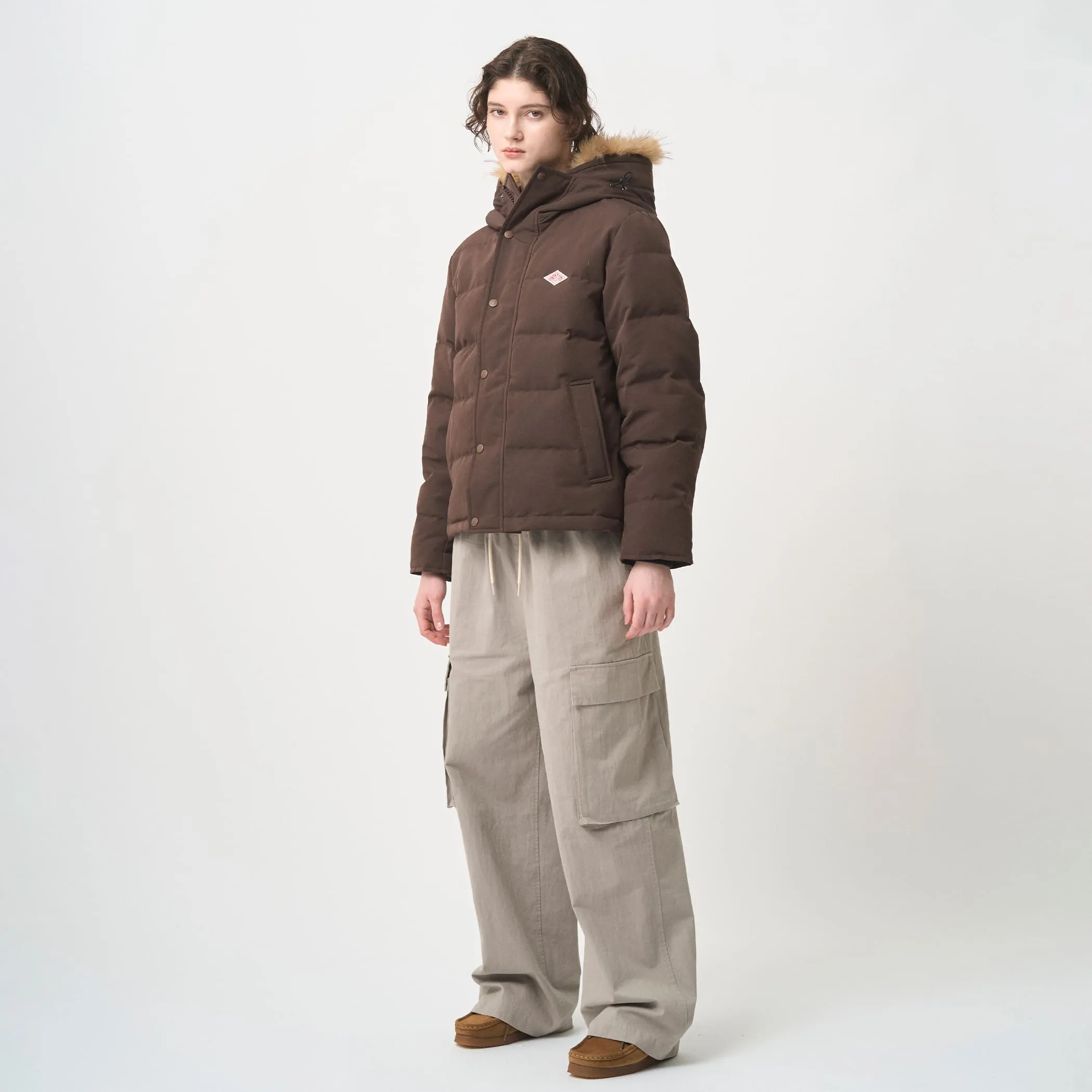 WOMEN'S FAUX FUR HOODED DOWN JACKET sold by Danton product image thumbnail 2