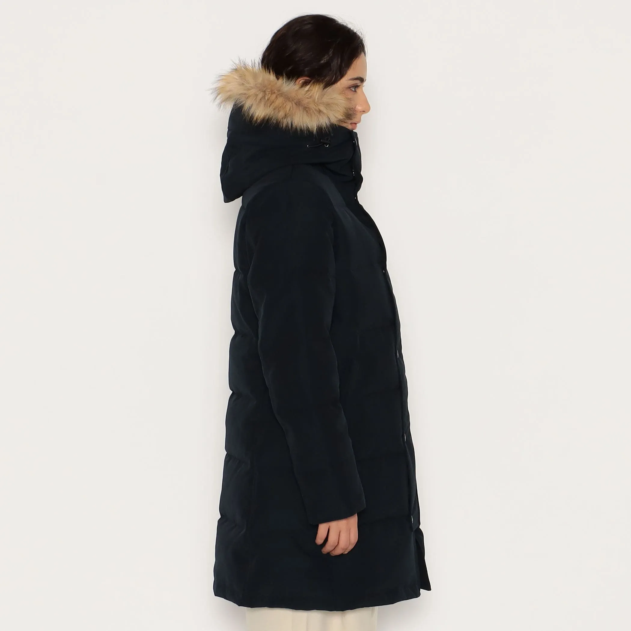 WOMEN'S FAUX FUR HOODED DOWN COAT sold by Danton product image thumbnail 4