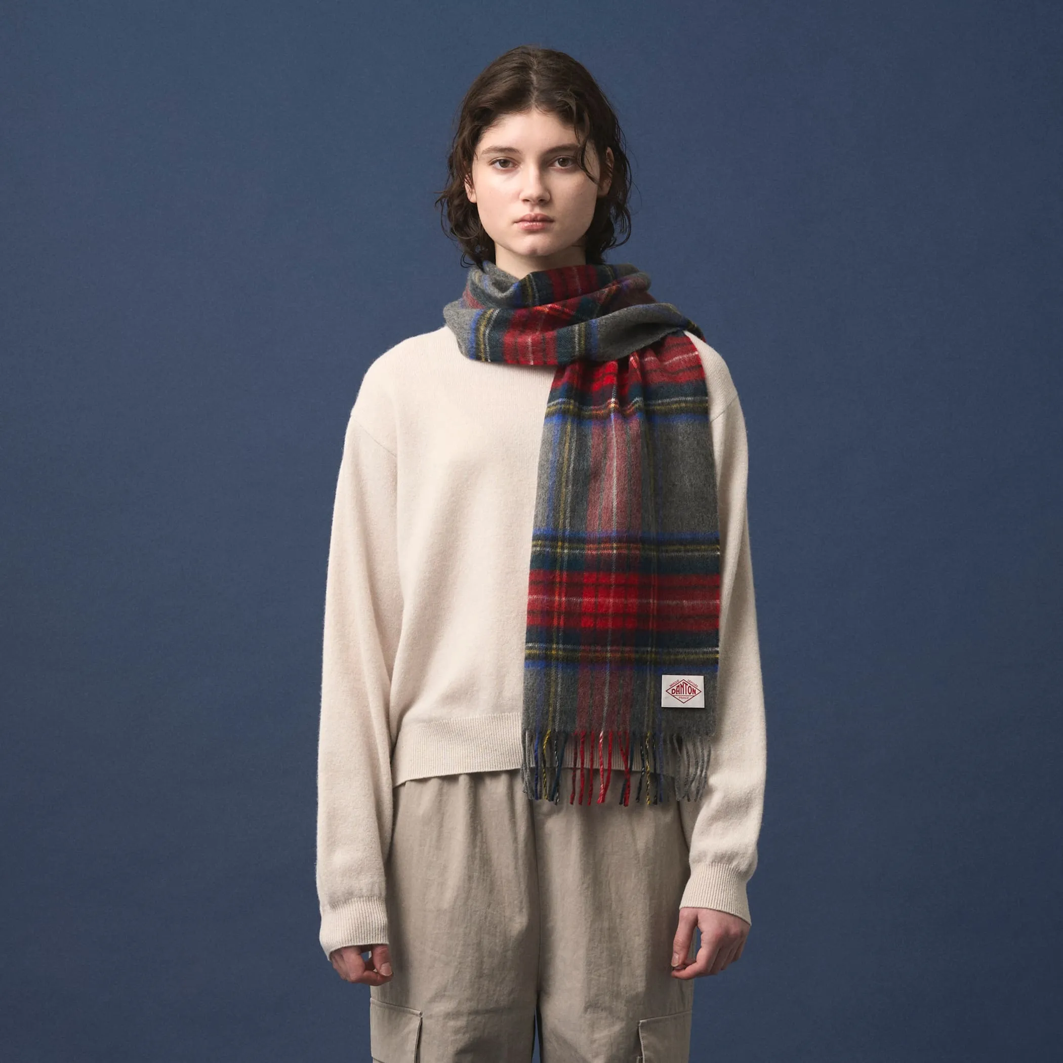 WOOL CASHMERE MUFFLER sold by Danton product image thumbnail 3