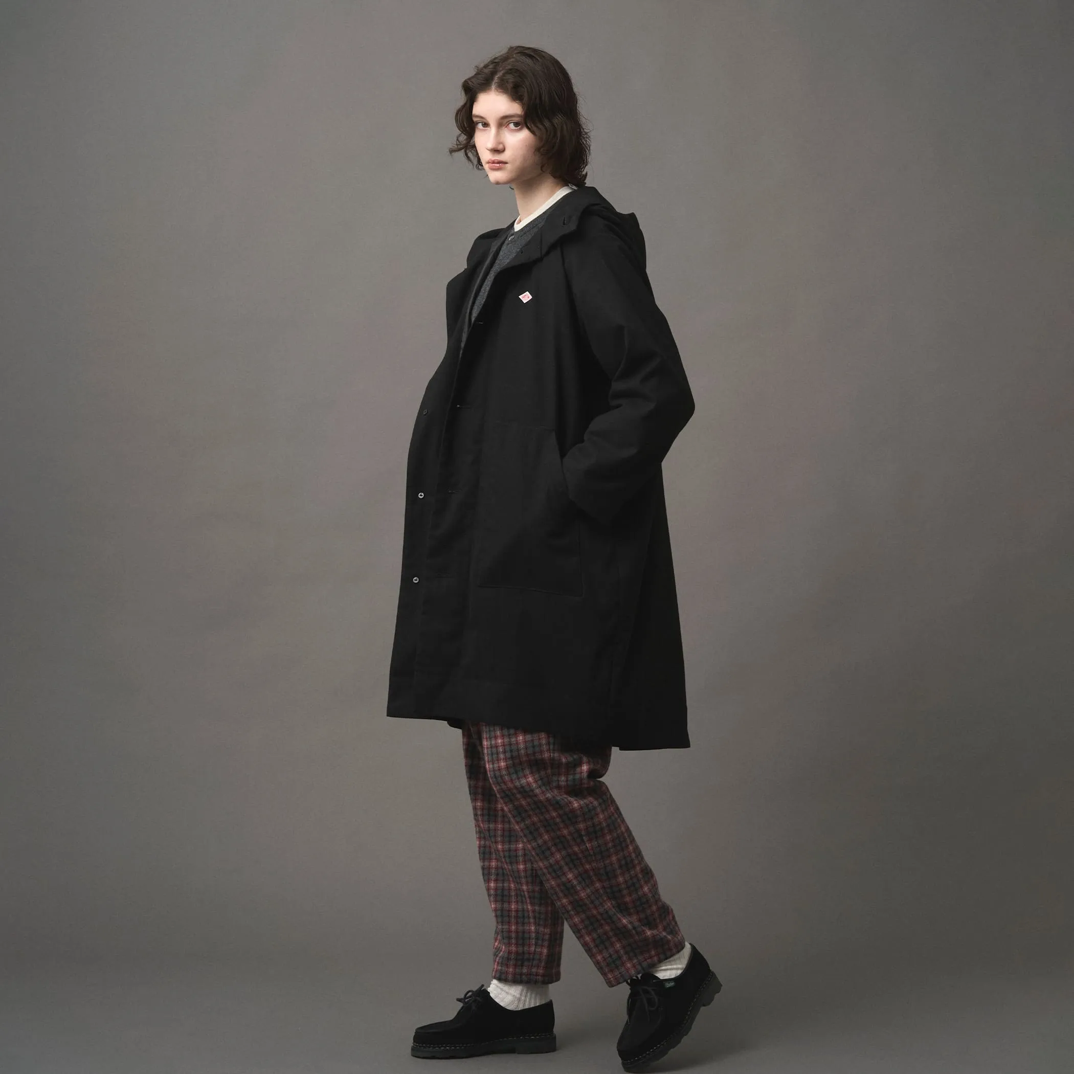 WOMEN'S WOOL LIKE INSULATION HOODED COAT sold by Danton product image thumbnail 3