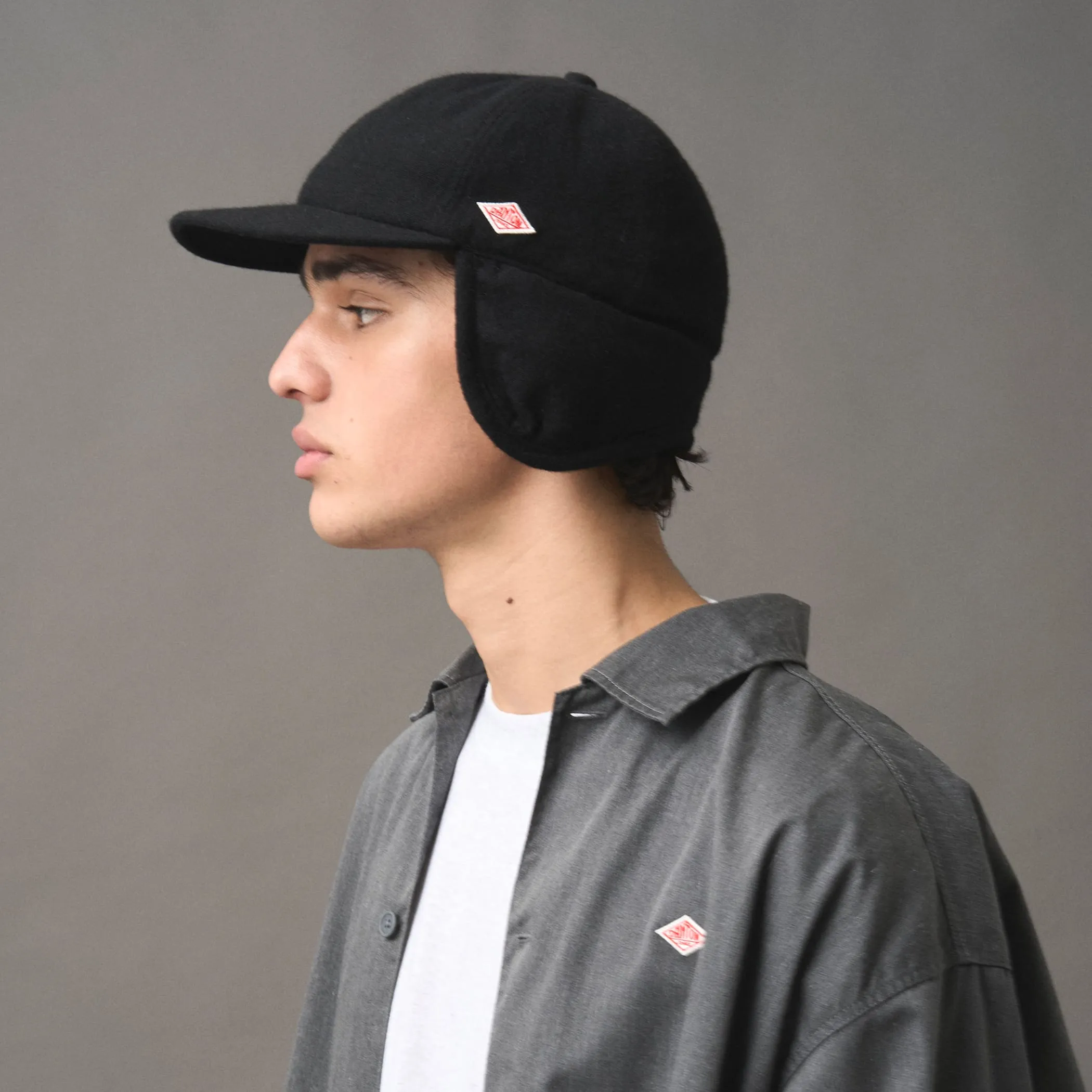 WOOL ETAMINE BOA 6PANEL CAP sold by Danton product image thumbnail 3
