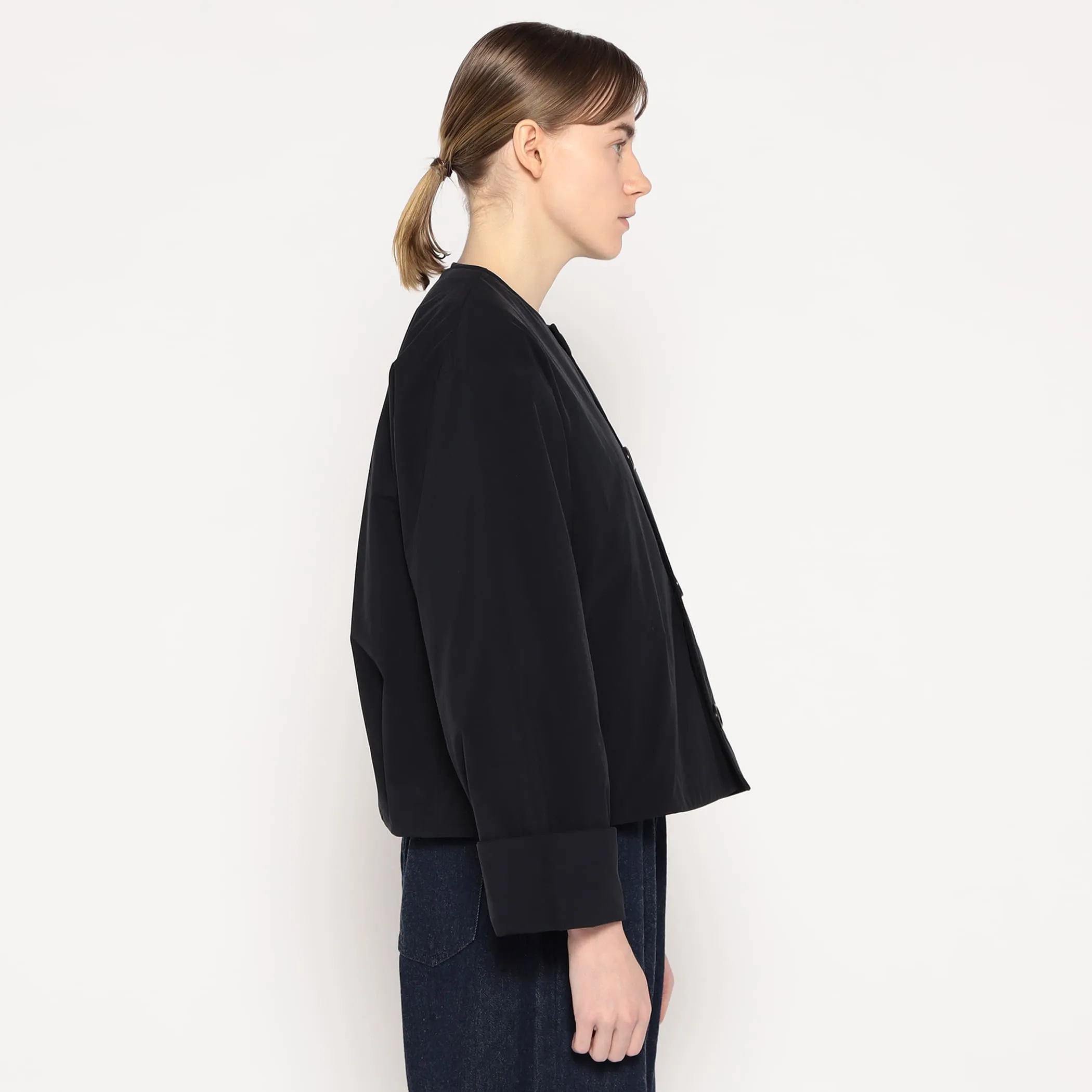 WOMEN'S INSULATION COLLARLESS WIDE JACKET sold by Danton product image thumbnail 5