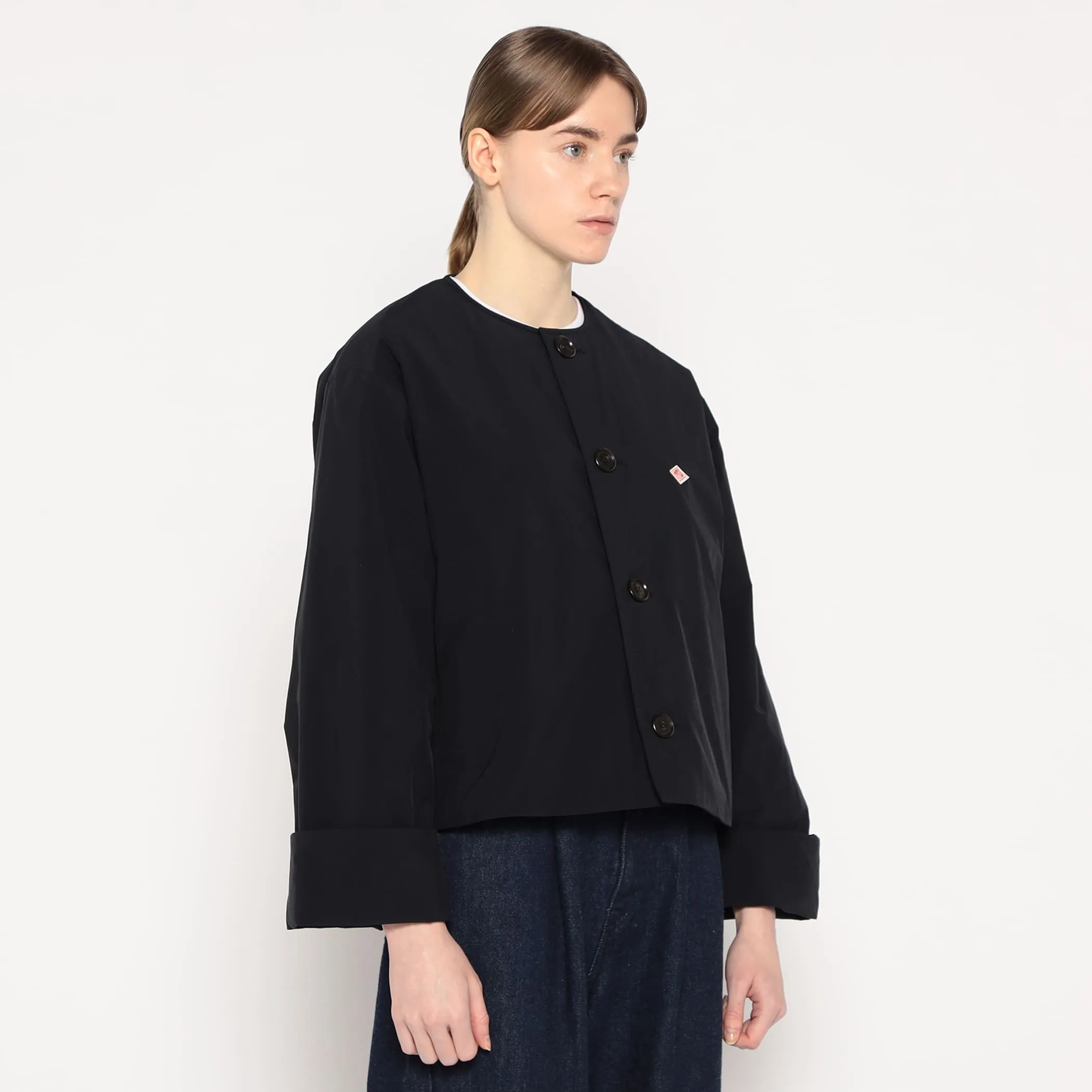 WOMEN'S INSULATION COLLARLESS WIDE JACKET sold by Danton product image thumbnail 4